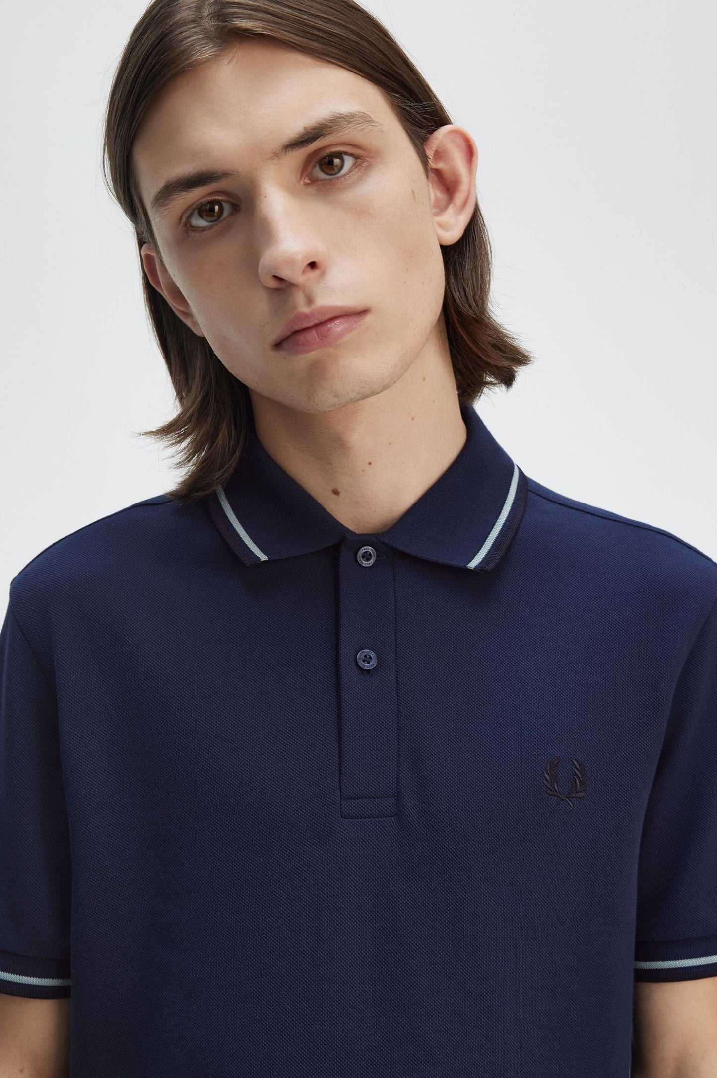 Fred Perry Polo M3600 Tennis Blue / Silver Blue / Navy