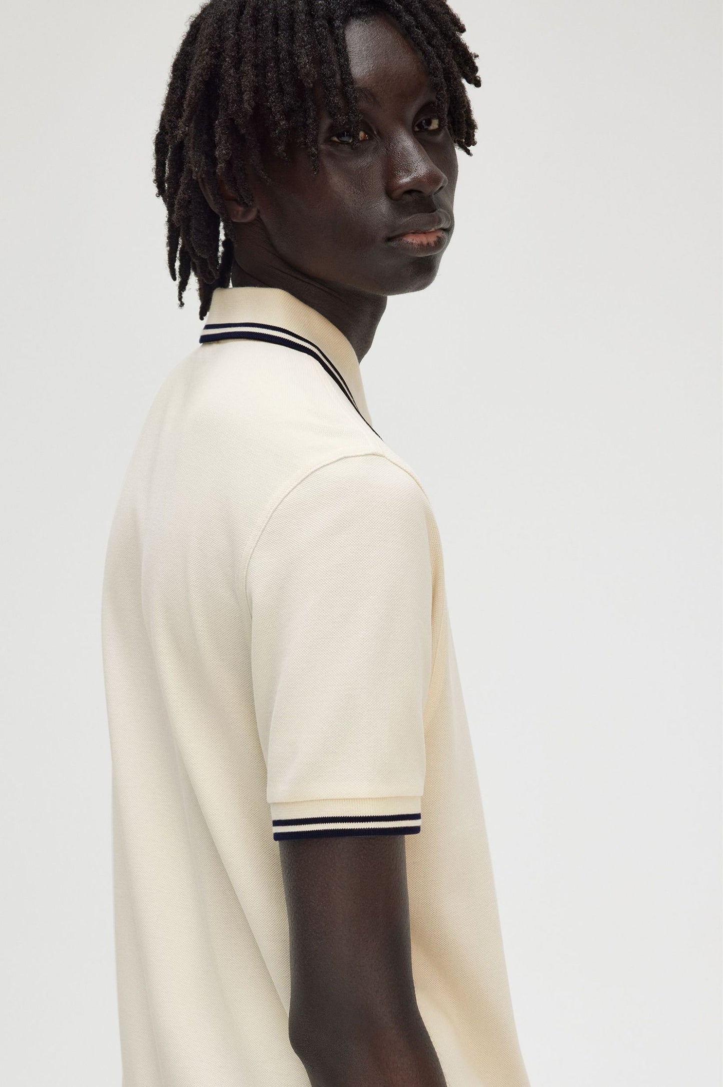 Fred Perry Polo M3600 Ecru / Tennis Blue / Tennis Blue