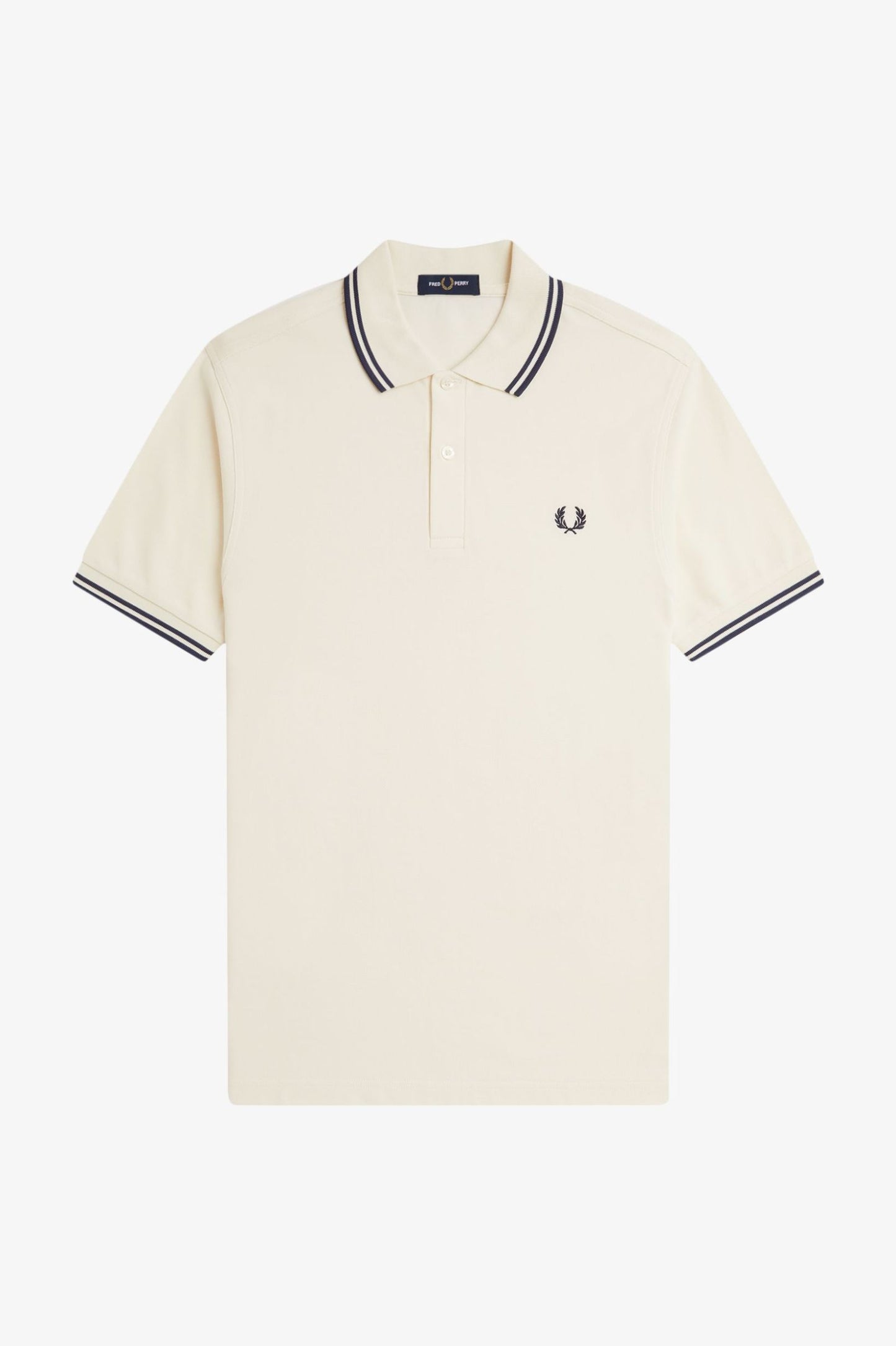 Fred Perry Polo M3600 Ecru / Tennis Blue / Tennis Blue