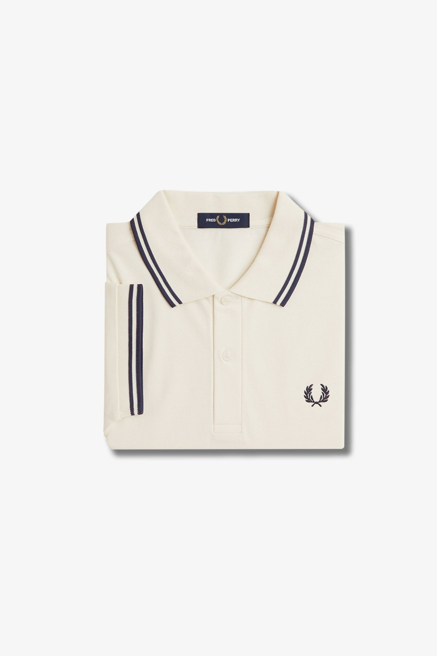 Fred Perry Polo M3600 Ecru / Tennis Blue / Tennis Blue