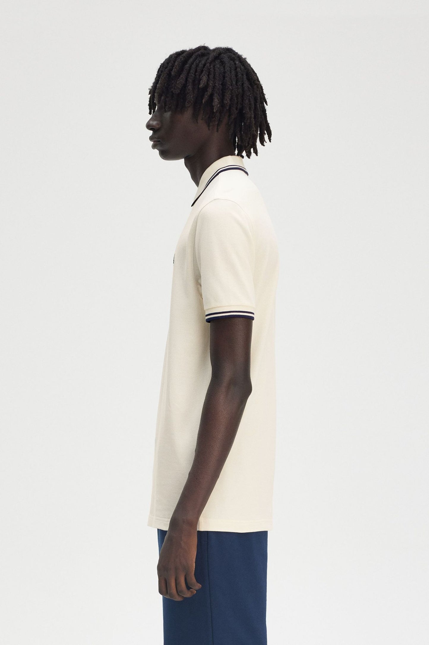 Fred Perry Polo M3600 Ecru / Tennis Blue / Tennis Blue