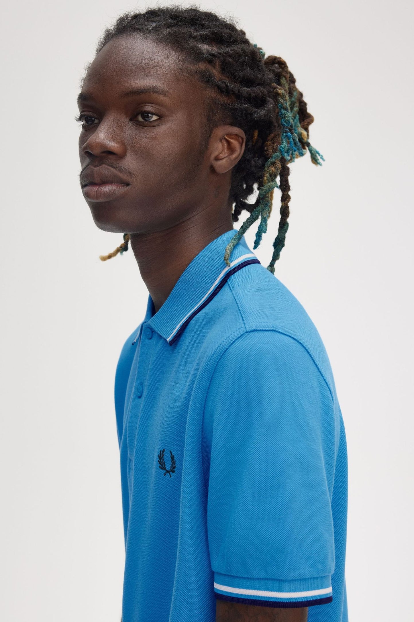 Fred Perry Polo M3600 Court Blue / Ecru / Navy