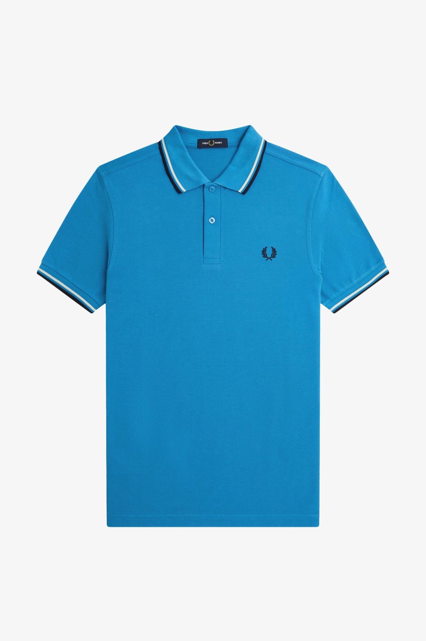 Fred Perry Polo M3600 Court Blue / Ecru / Navy