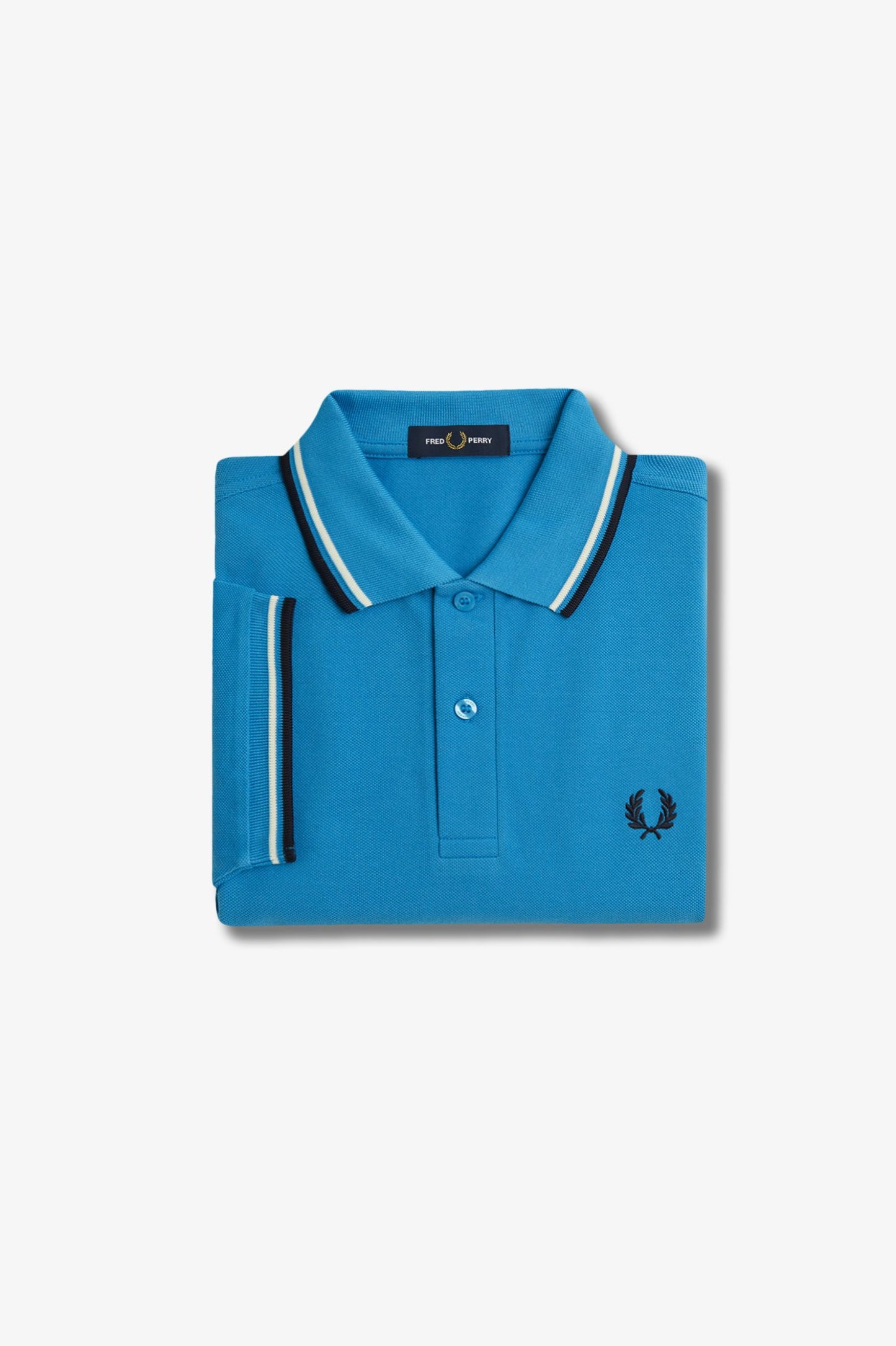 Fred Perry Polo M3600 Court Blue / Ecru / Navy