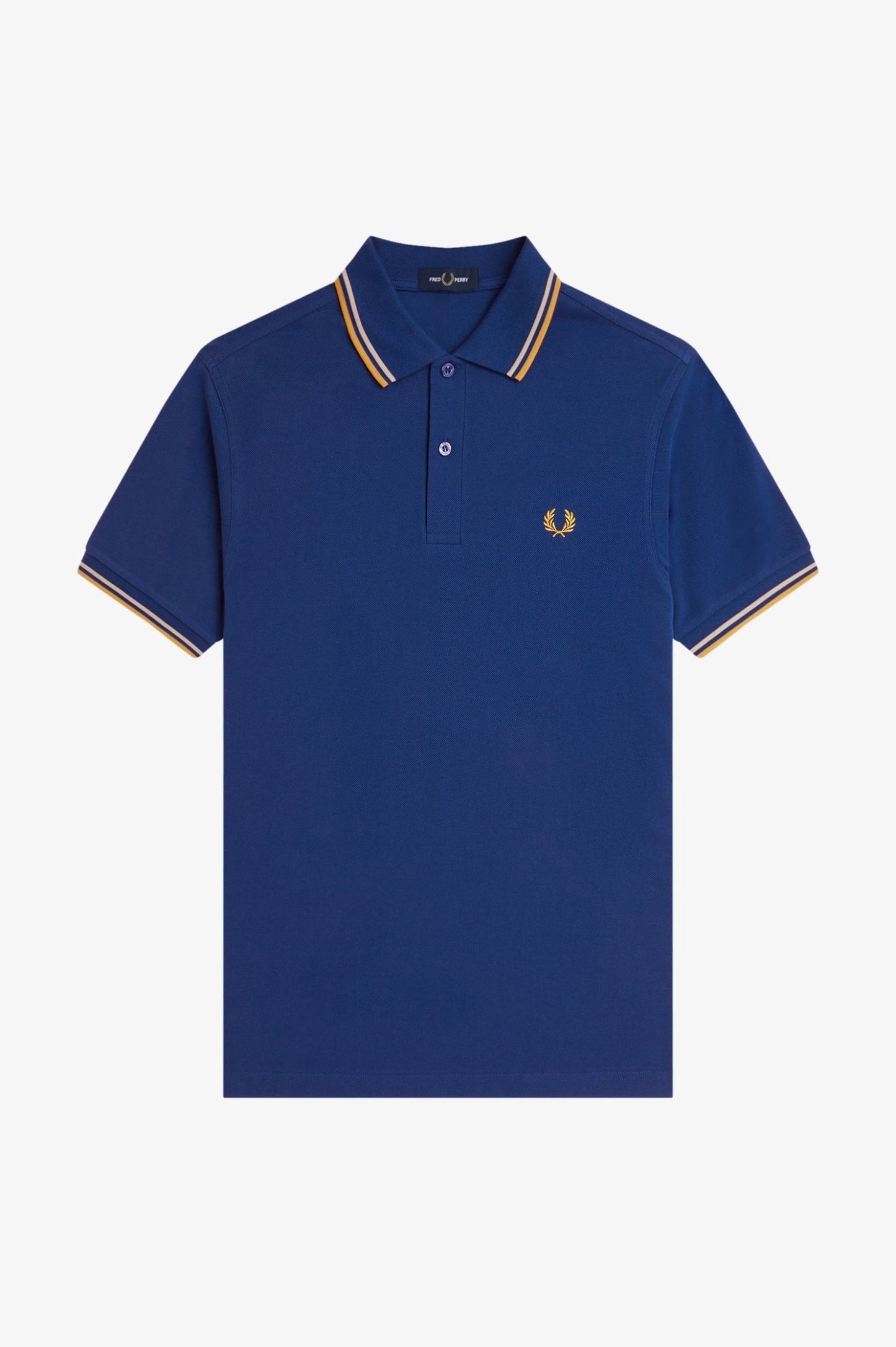 Fred Perry Polo M3600 Shaded Cobalt / Oatmeal / Honeycomb