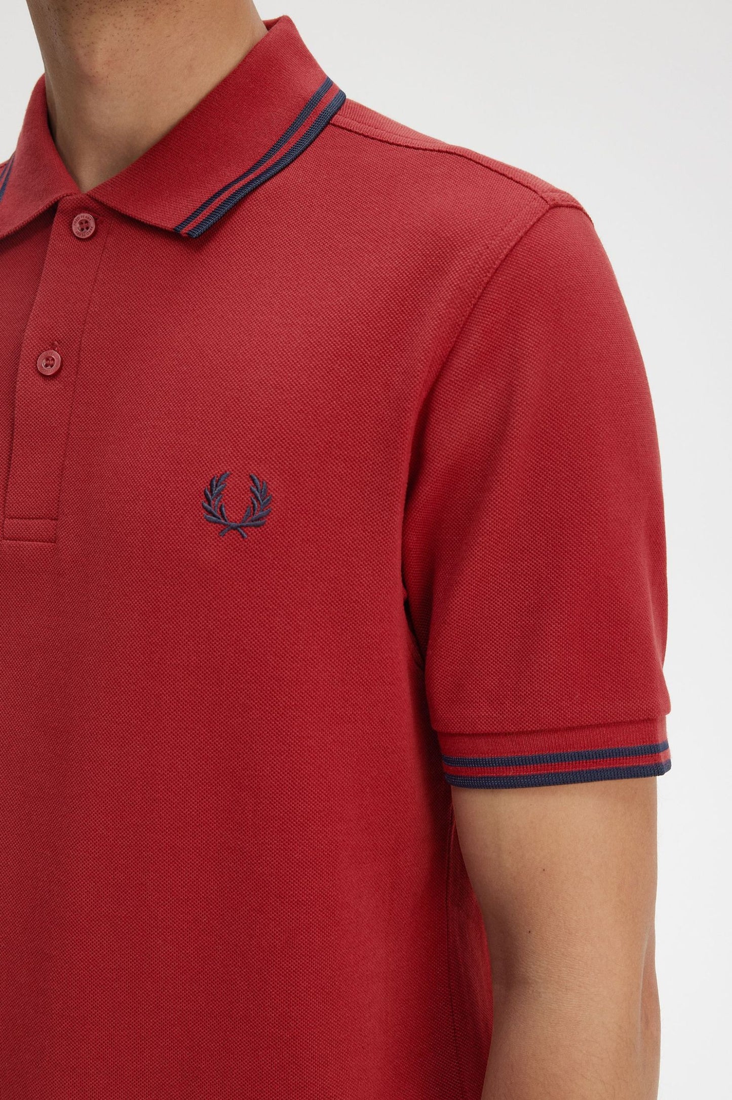 Fred Perry Polo M3600 Burnt Red / Navy / Navy