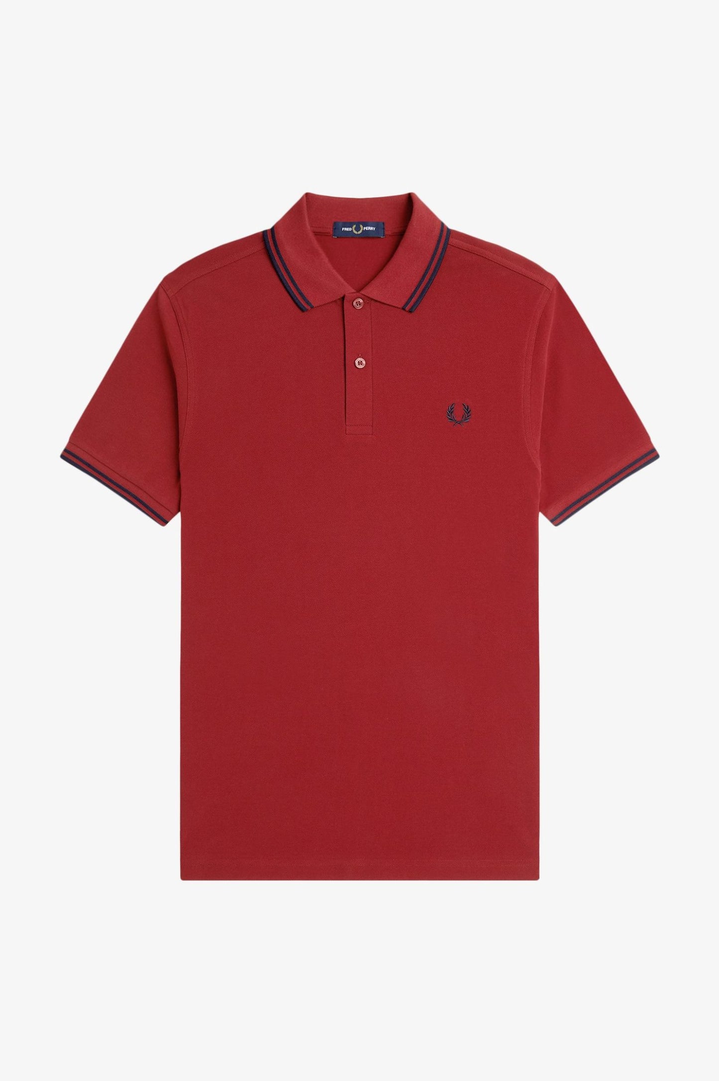 Fred Perry Polo M3600 Burnt Red / Navy / Navy