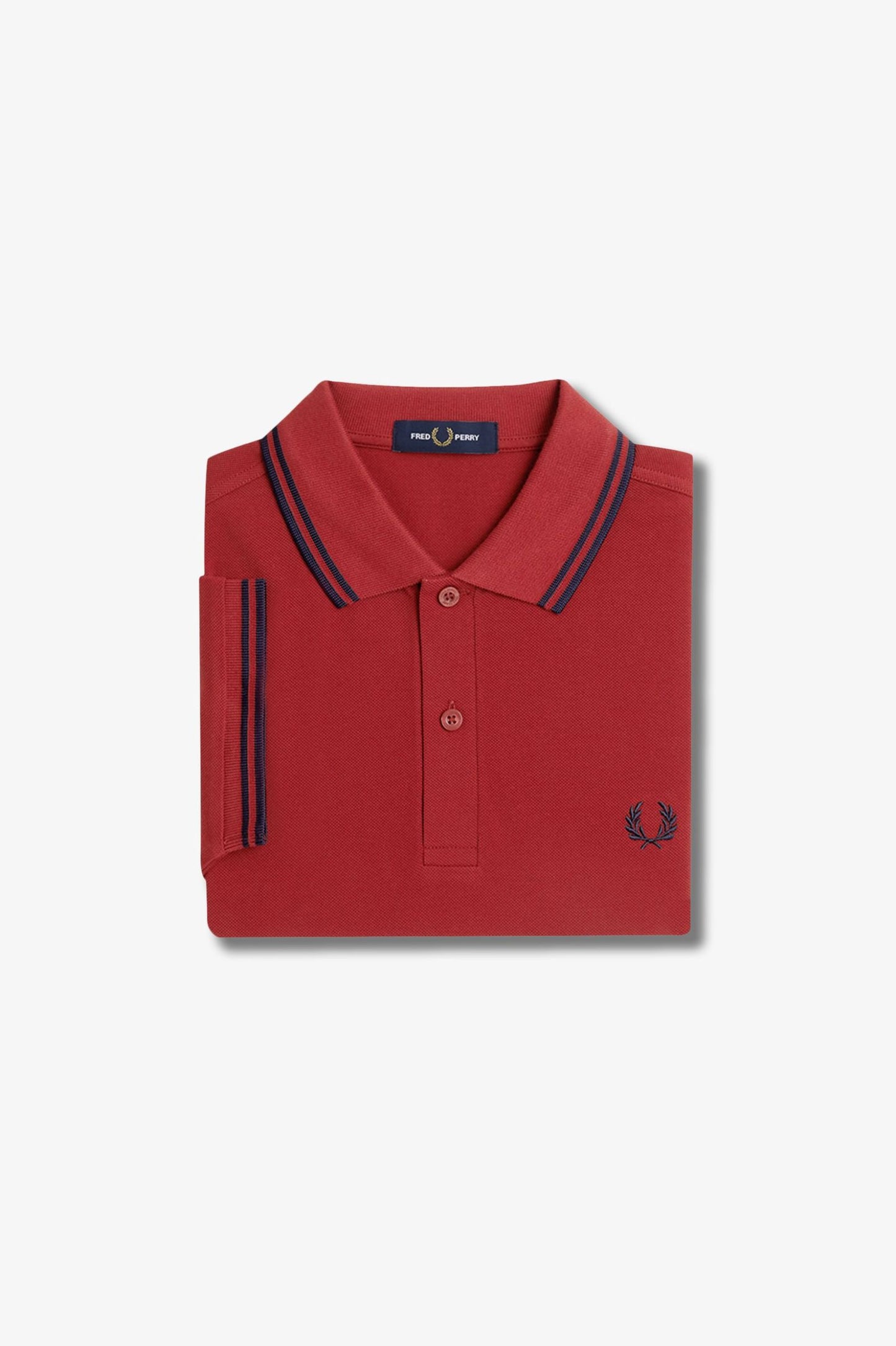 Fred Perry Polo M3600 Burnt Red / Navy / Navy