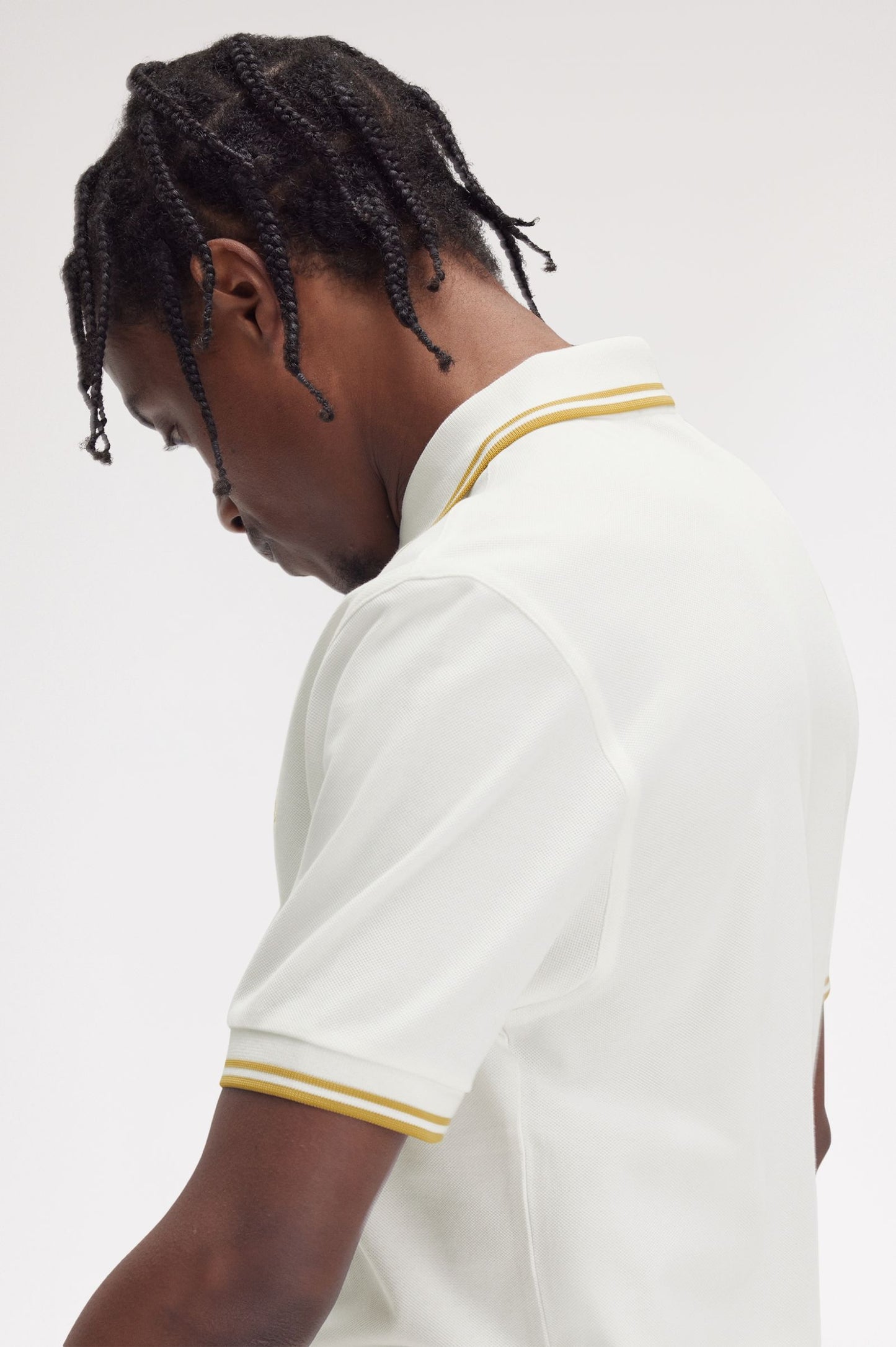 Fred Perry Polo M3600 Snow White / Honeycomb / Honeycomb