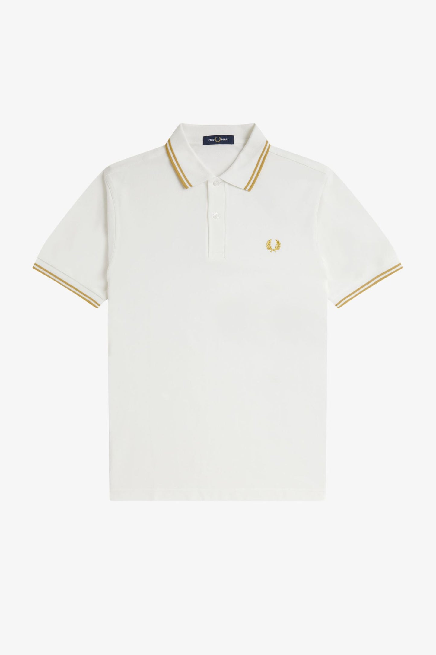 Fred Perry Polo M3600 Snow White / Honeycomb / Honeycomb