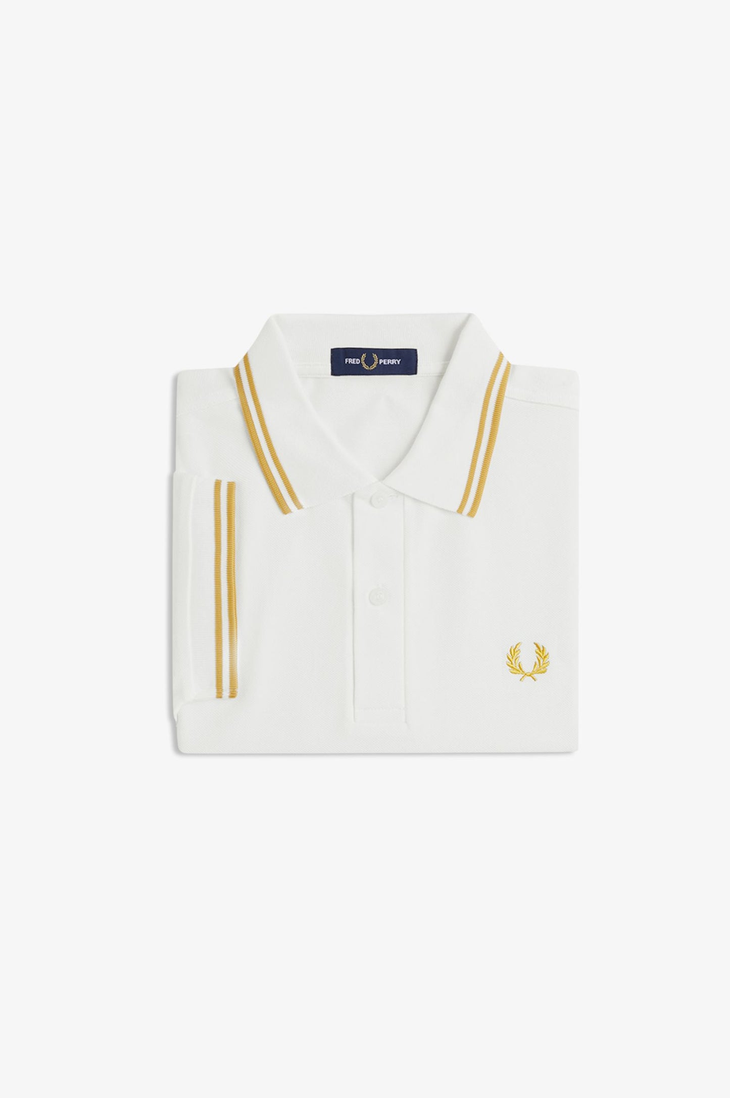 Fred Perry Polo M3600 Snow White / Honeycomb / Honeycomb