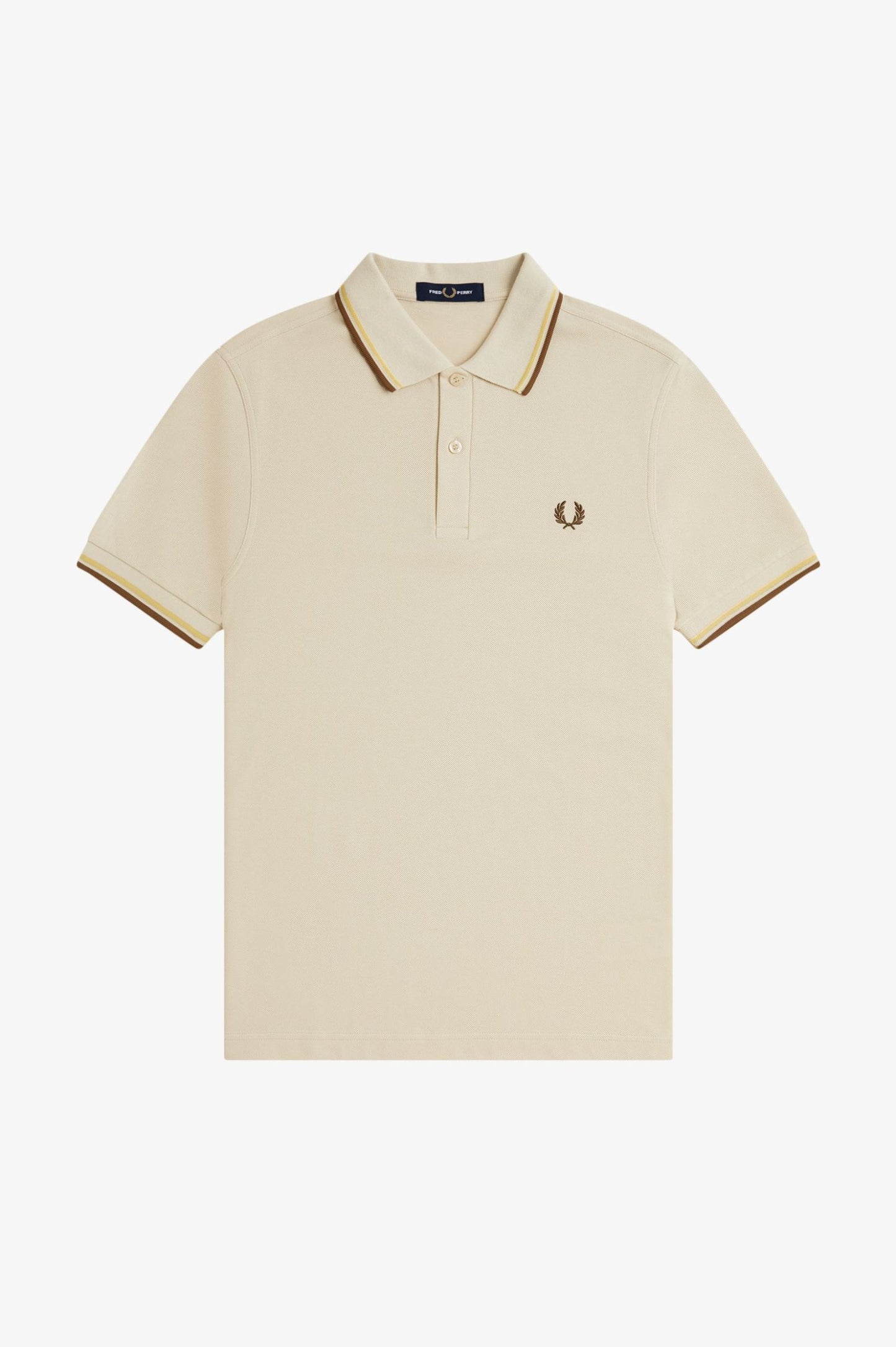 Fred Perry Polo M3600 Oatmeal / Champion's Gold / Shaded Stone