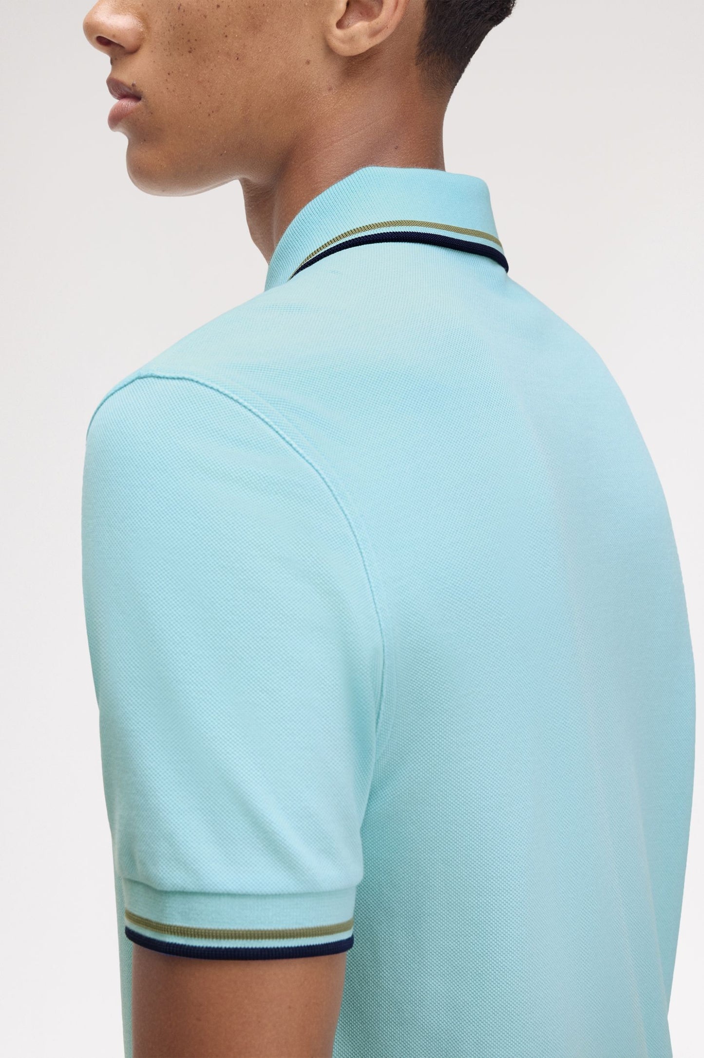 Fred Perry Polo M3600 Mint Blue / Olive Mint / French Navy