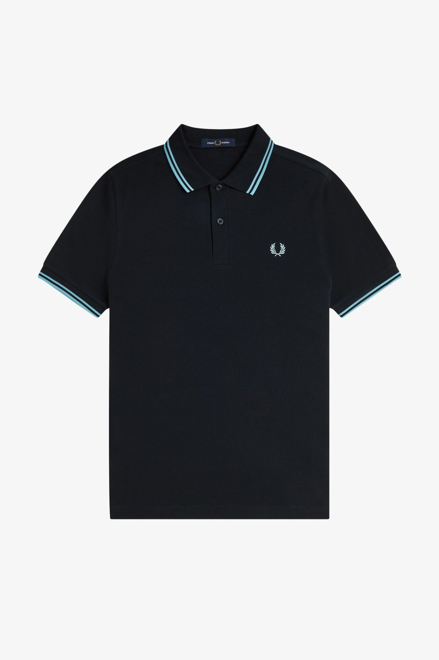Fred Perry Polo M3600 Navy / Mint Blue / Mint Blue