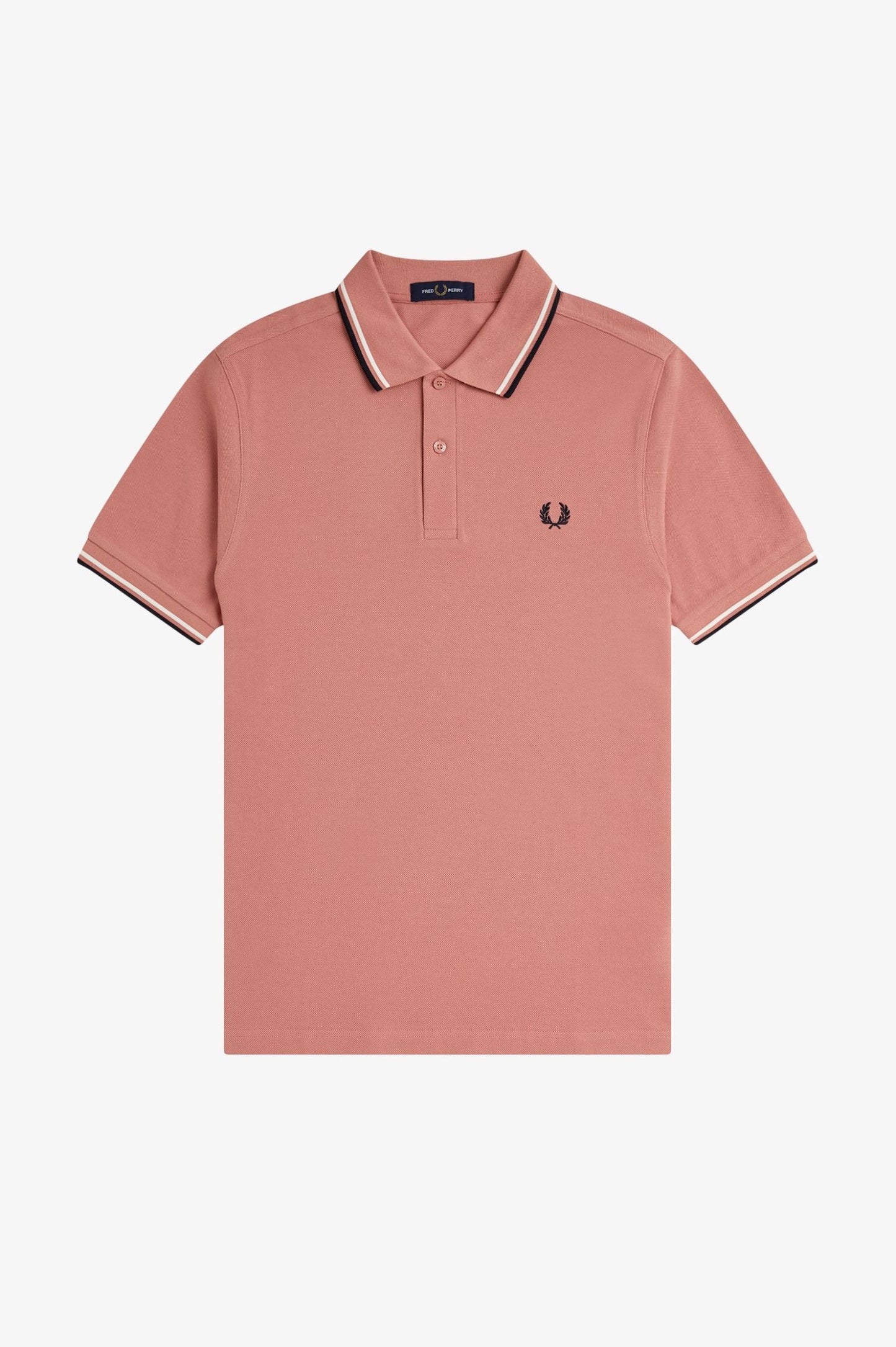 Fred Perry Polo M3600 Putty Pink / Ecru / Navy