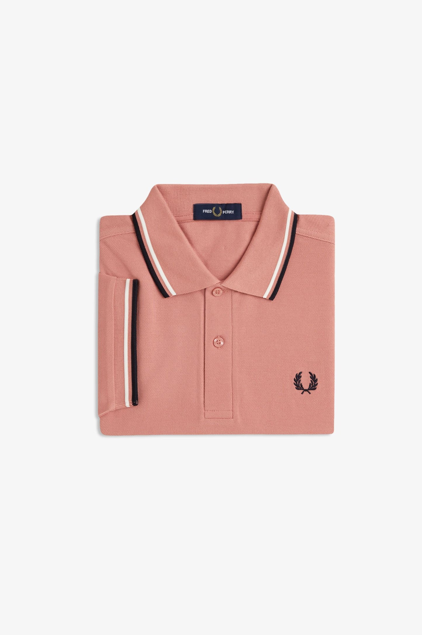 Fred Perry Polo M3600 Putty Pink / Ecru / Navy