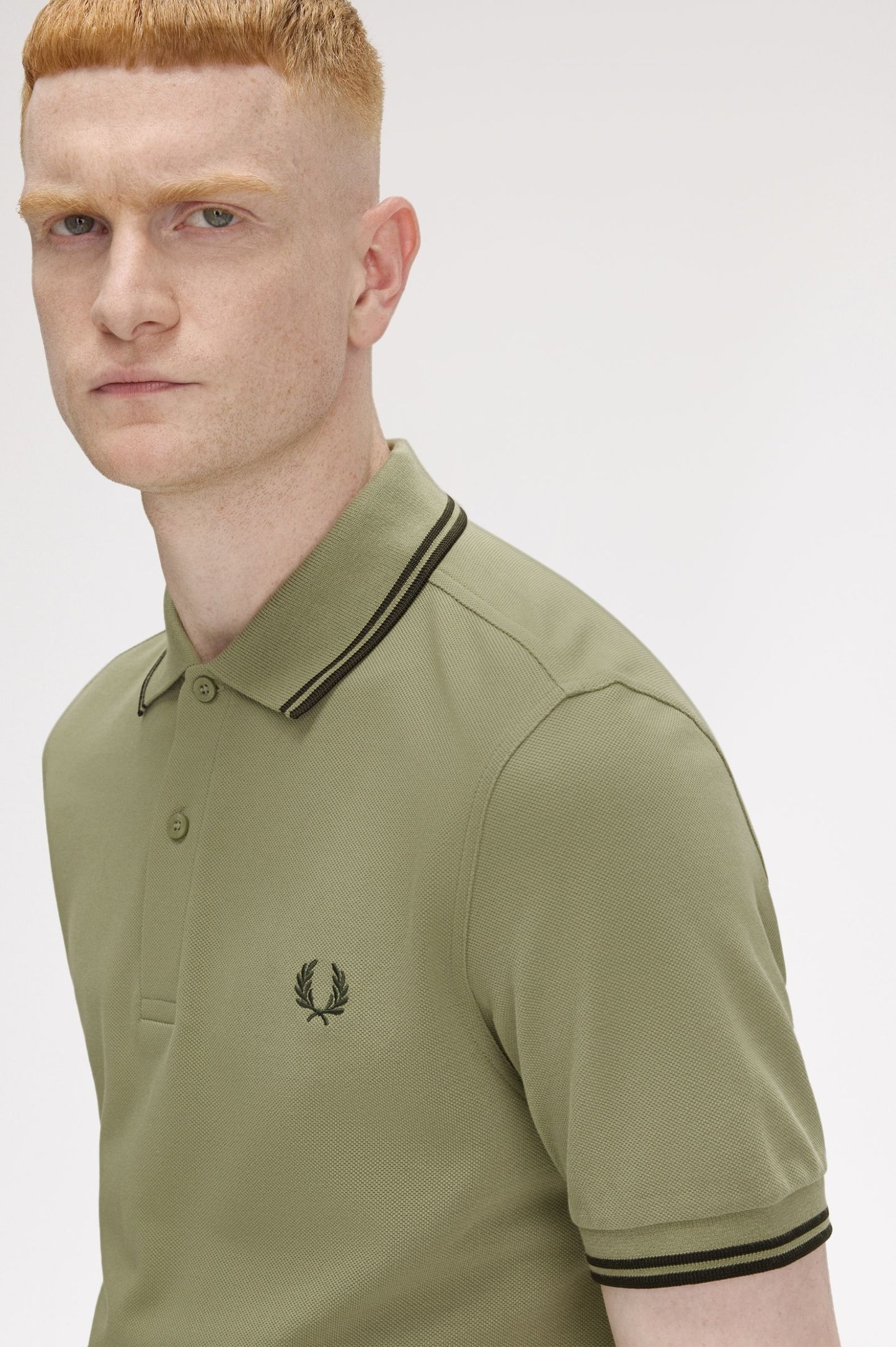 Fred Perry Polo M3600 Olive Mint / Night Green / Night Green