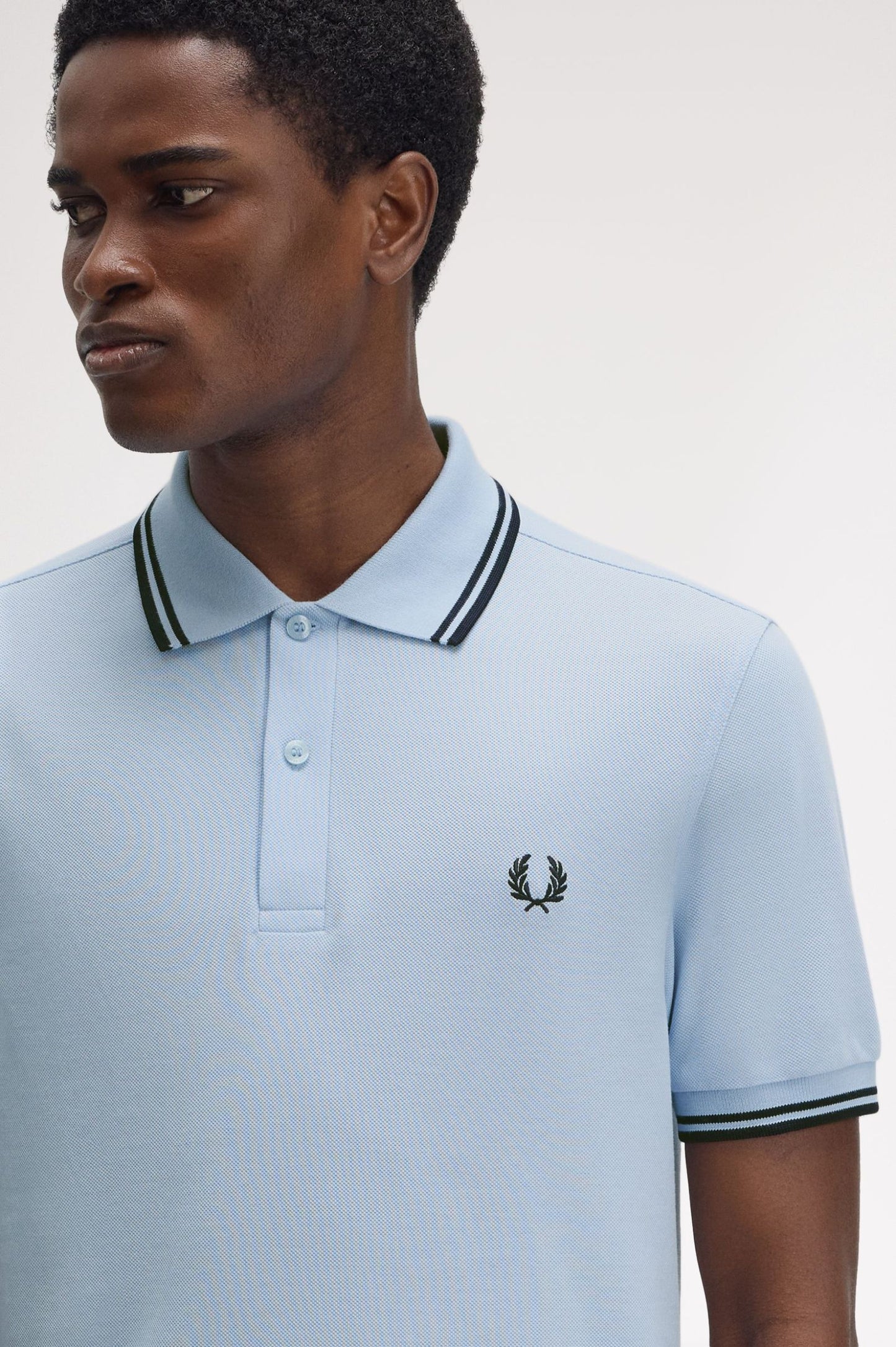 Fred Perry Polo M3600 Light Smoke / Navy