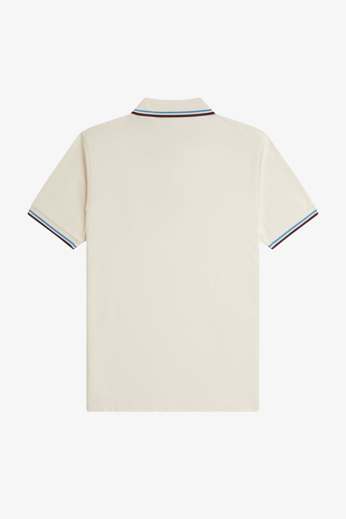 Fred Perry Polo M3600 Ecru / Courtblue / Oxblood