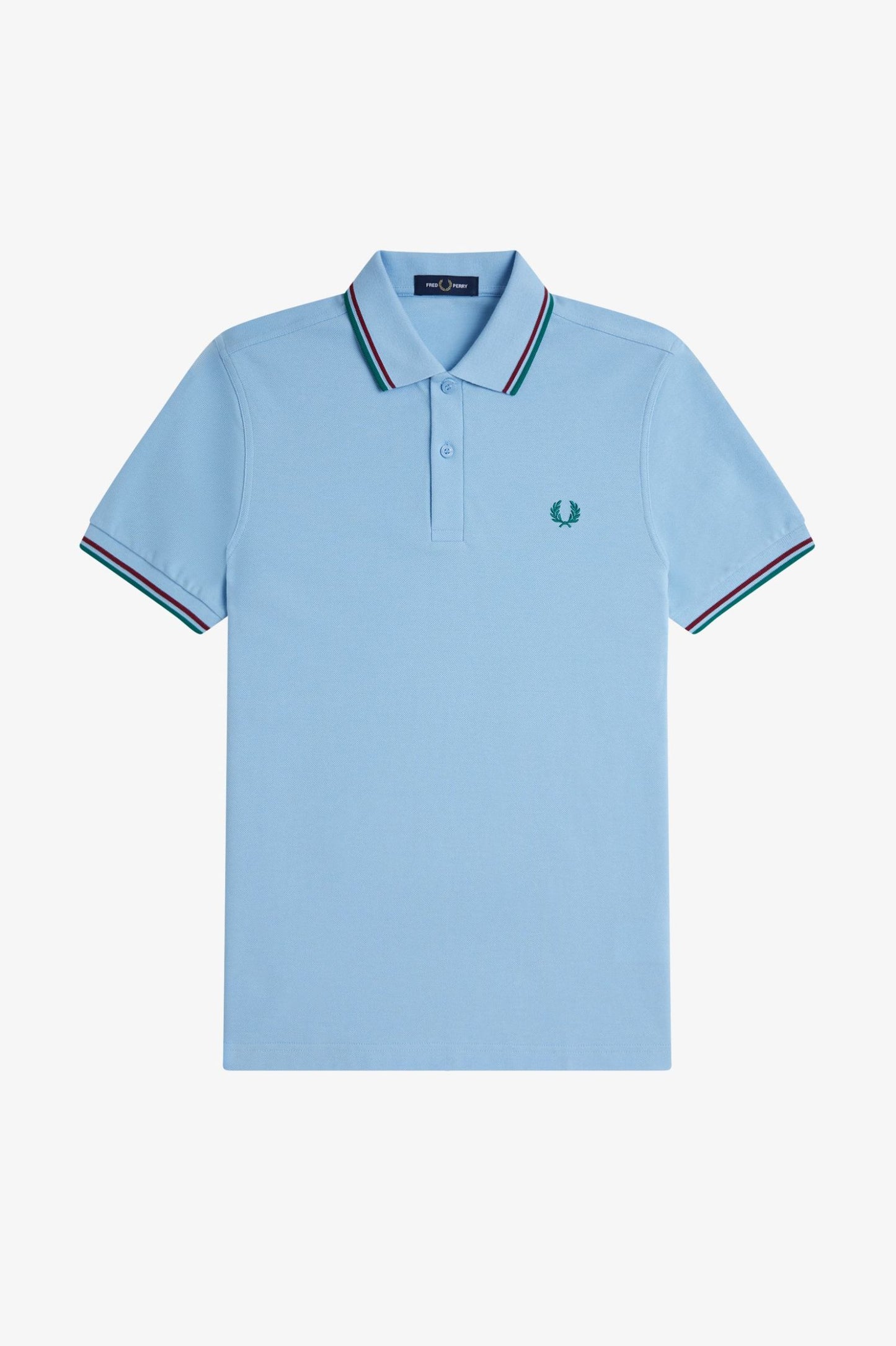 Fred Perry Polo M3600 Track Blue / Burned Red / Sport Green