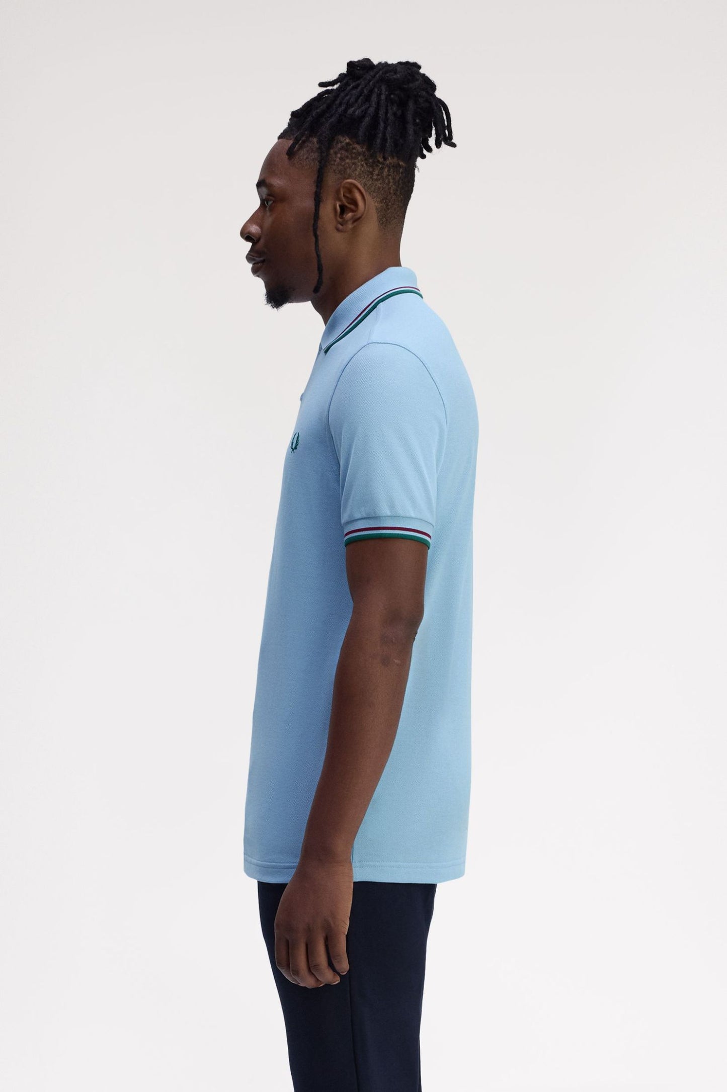 Fred Perry Polo M3600 Track Blue / Burned Red / Sport Green