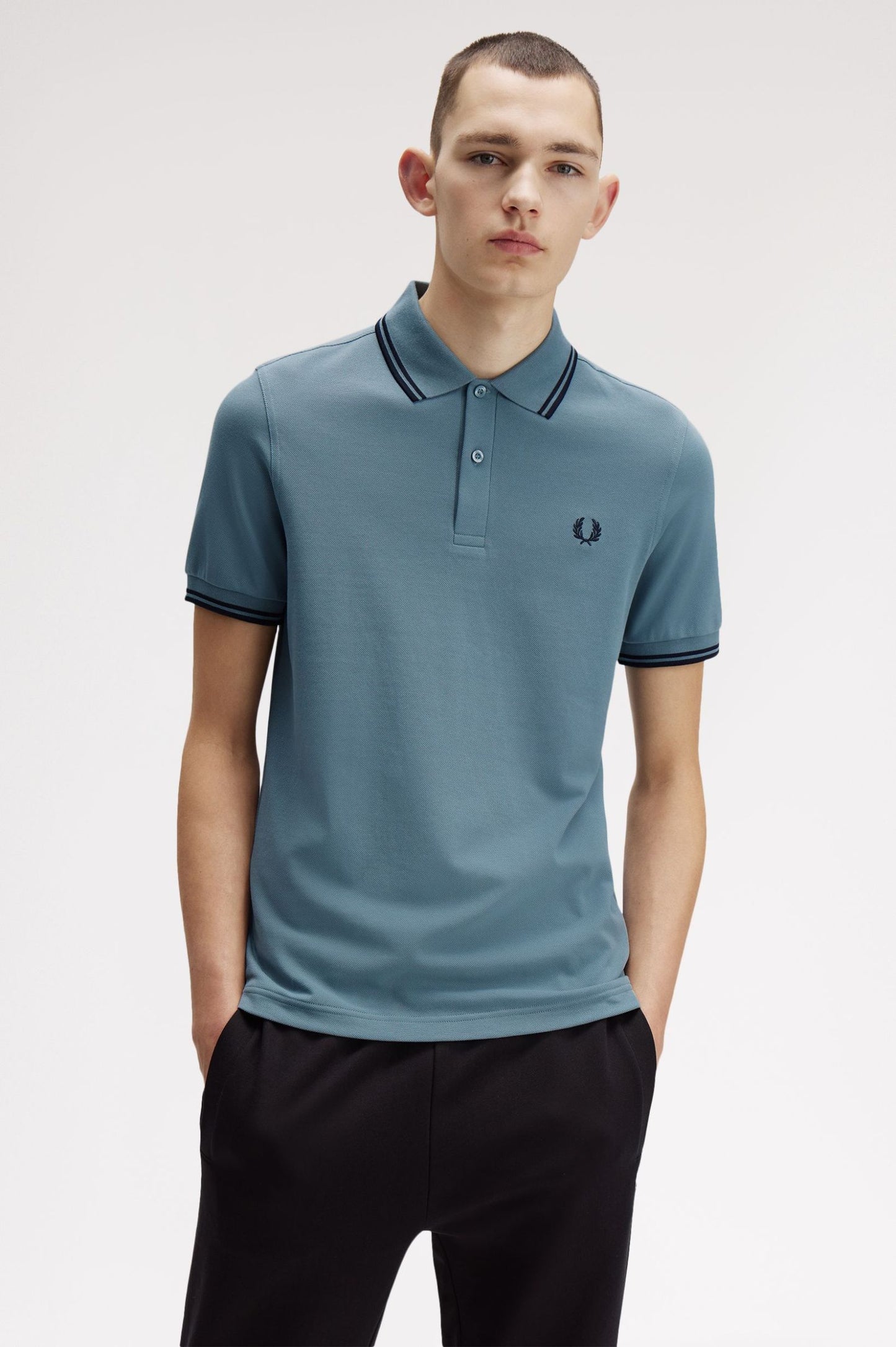 Fred Perry Polo M3600 Stockport Blue / Navy / Navy