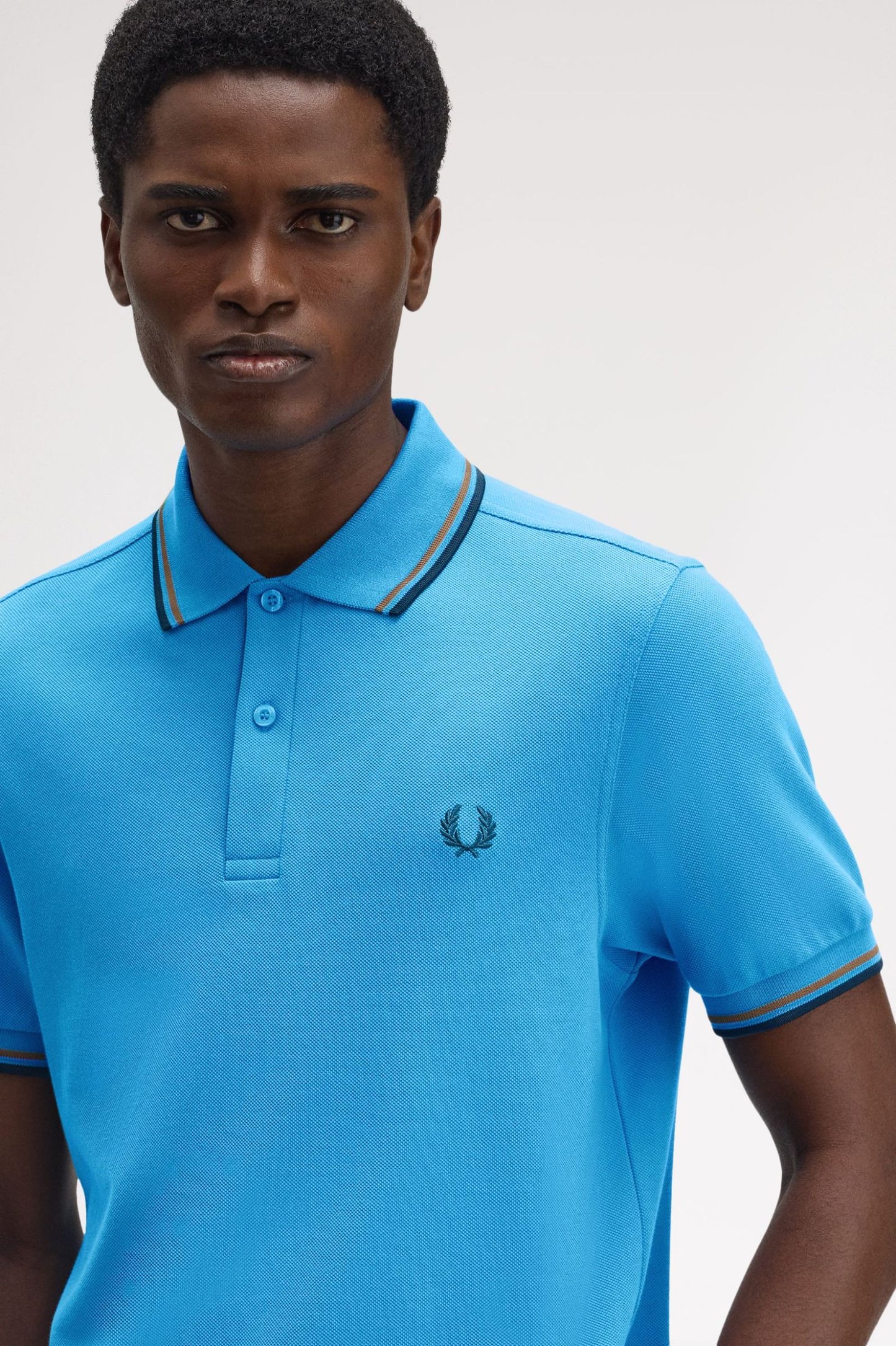 Fred Perry Polo M3600 Courtblue / Shaded Stone / Dark Petrol