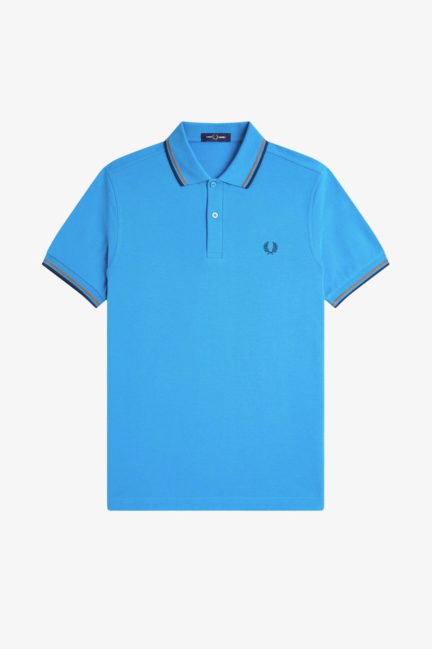Fred Perry Polo M3600 Courtblue / Shaded Stone / Dark Petrol