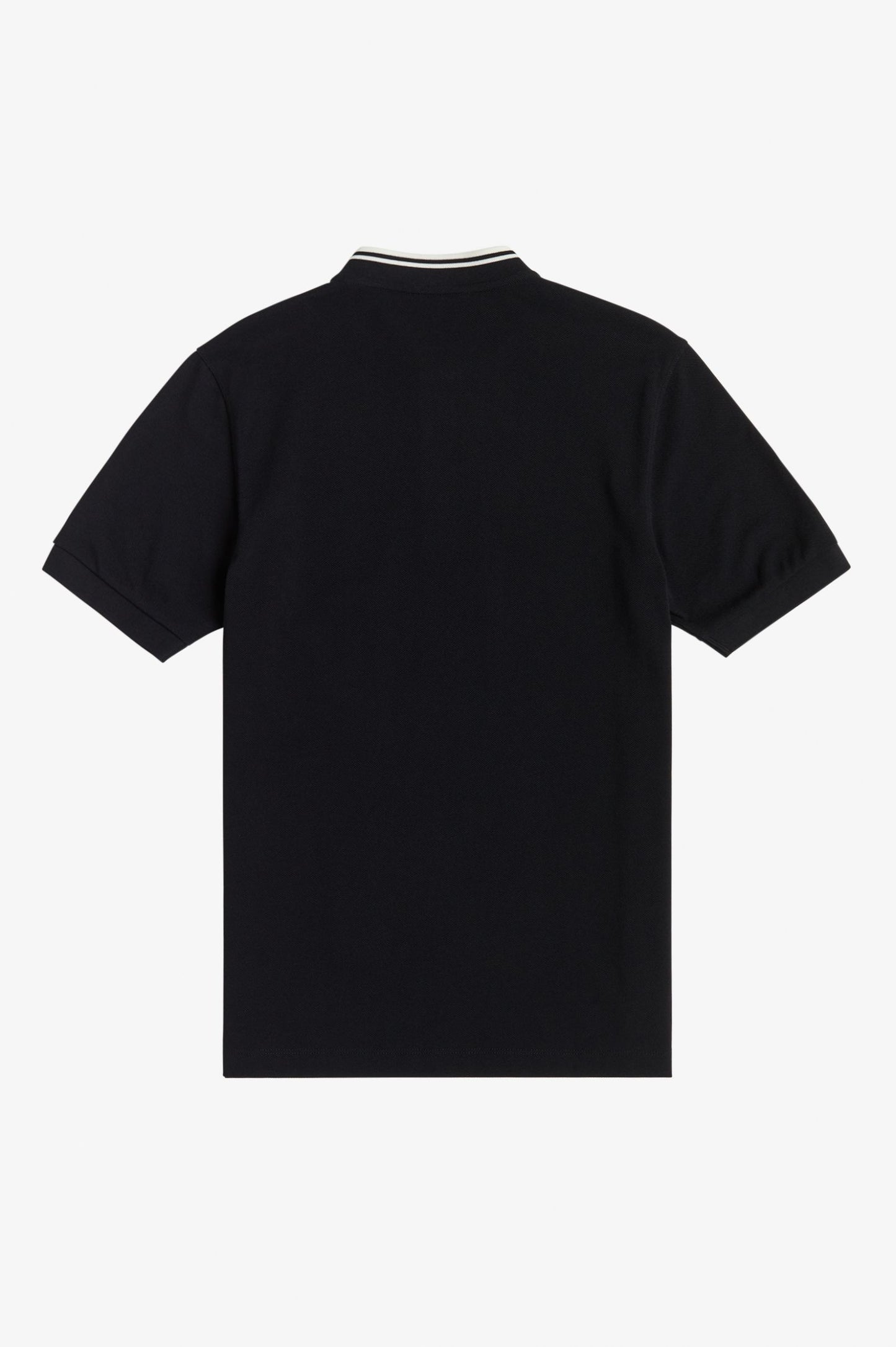 Fred Perry Bomber Collar Polo Shirt Black
