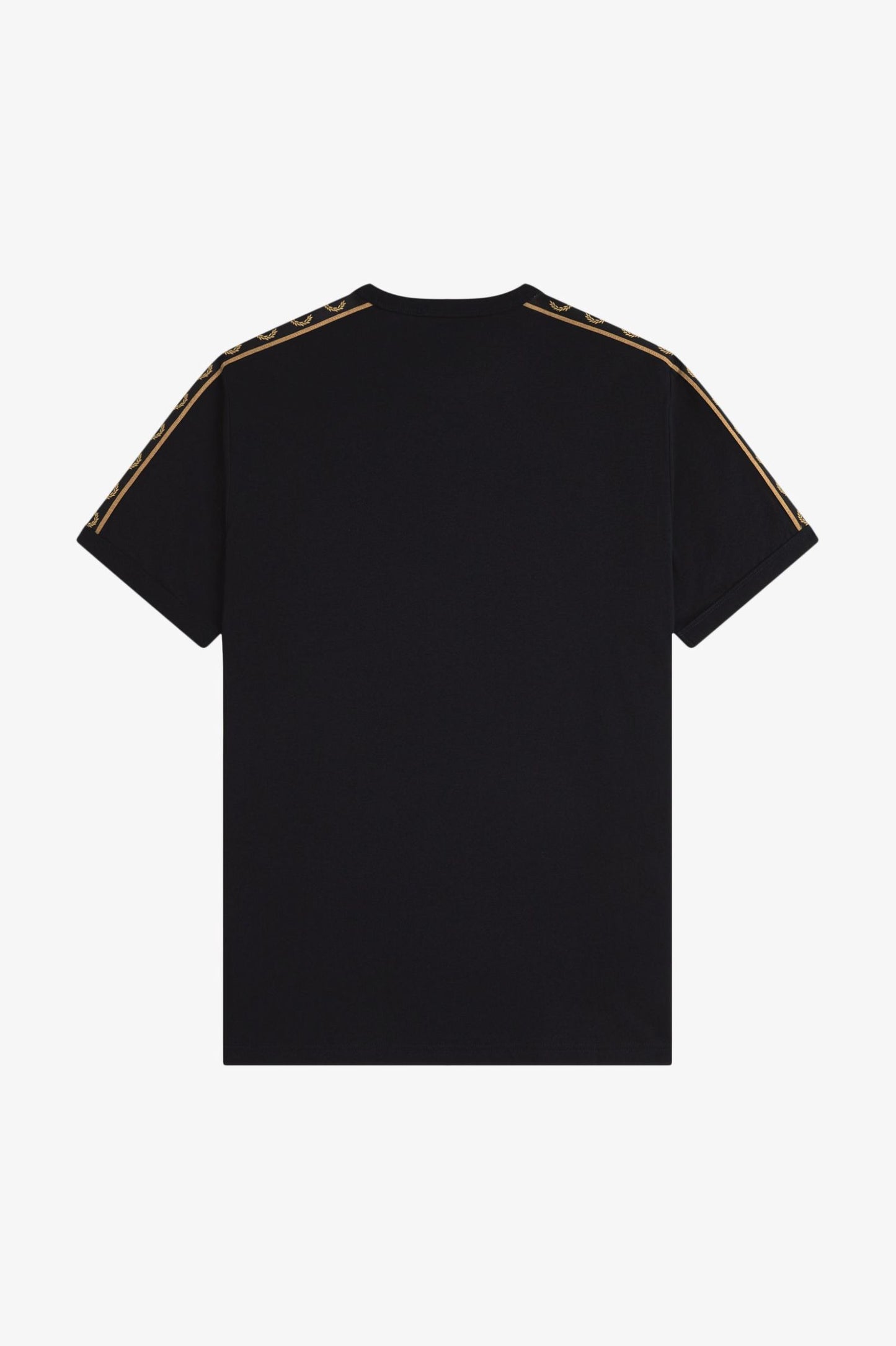 Fred Perry Contrast Tape Ringer T-Shirt Black / Shadestone