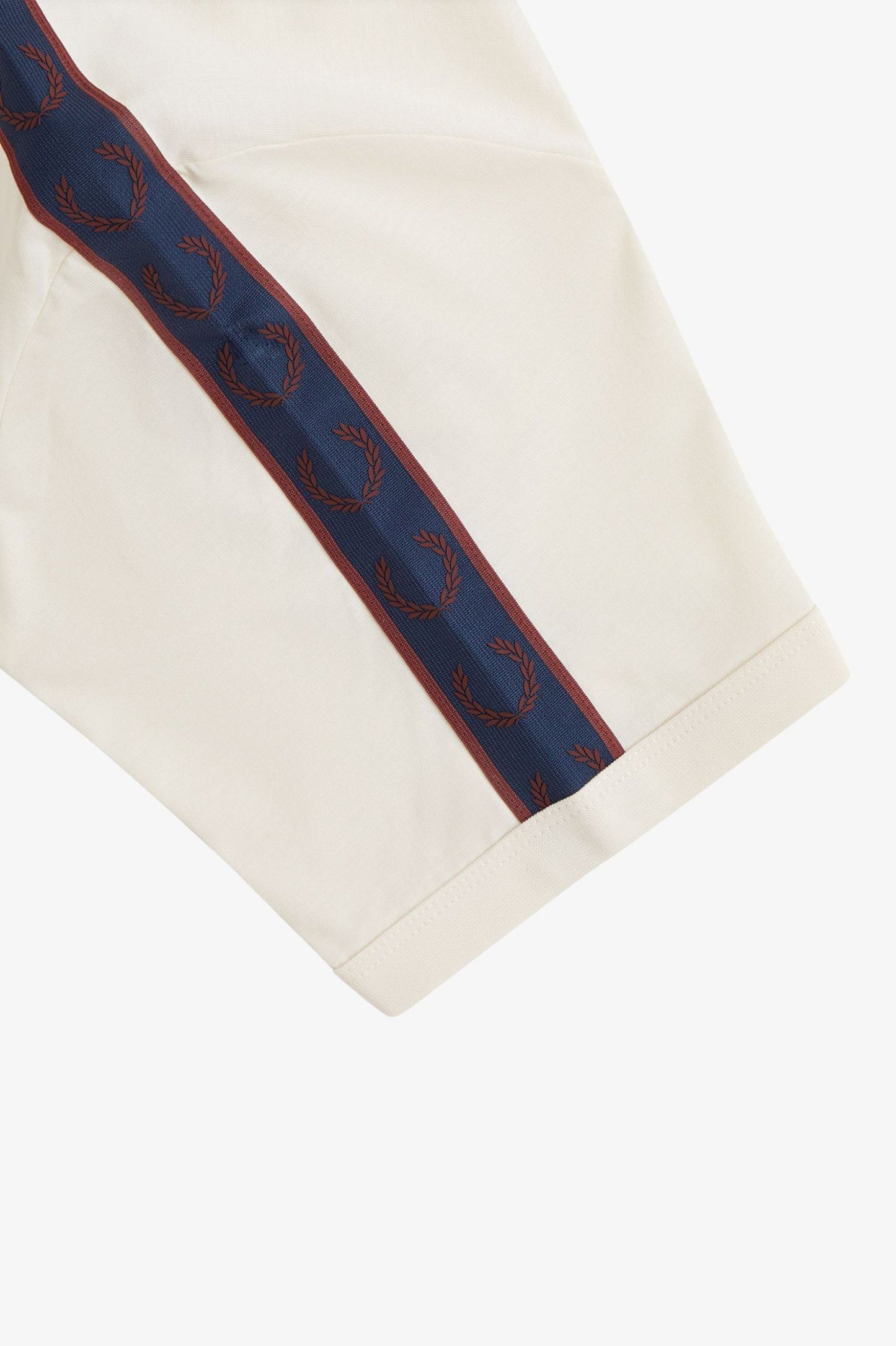 Fred Perry Contrast Tape Ringer T-Shirt Ecru