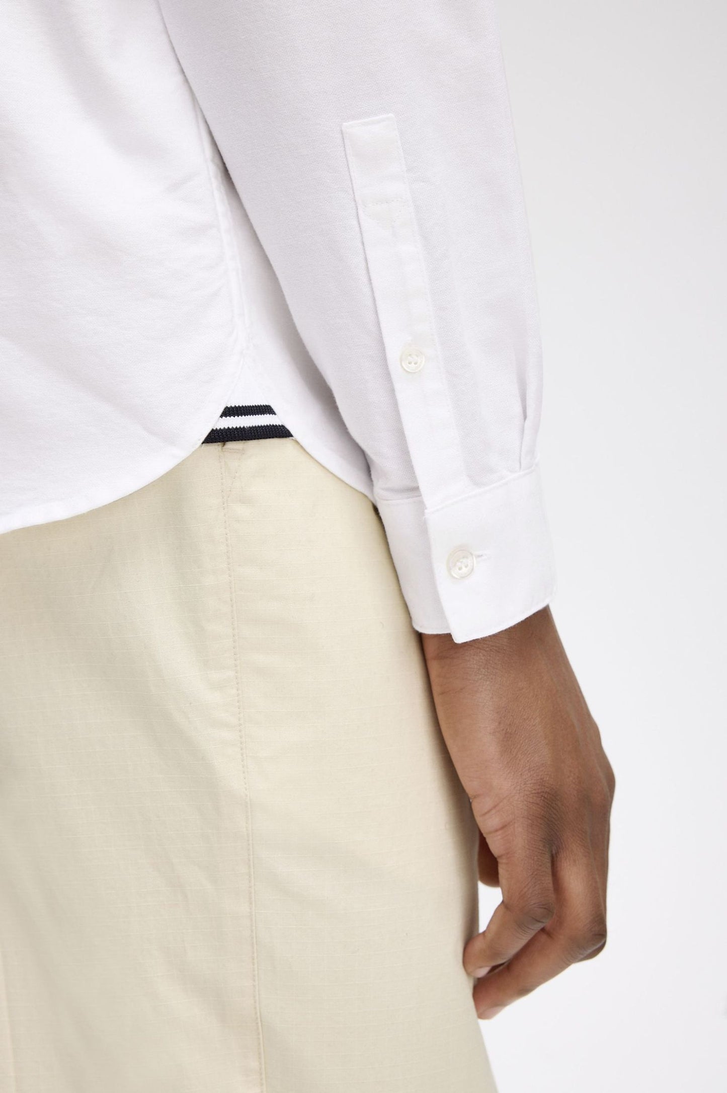 Fred Perry Oxford Shirt White