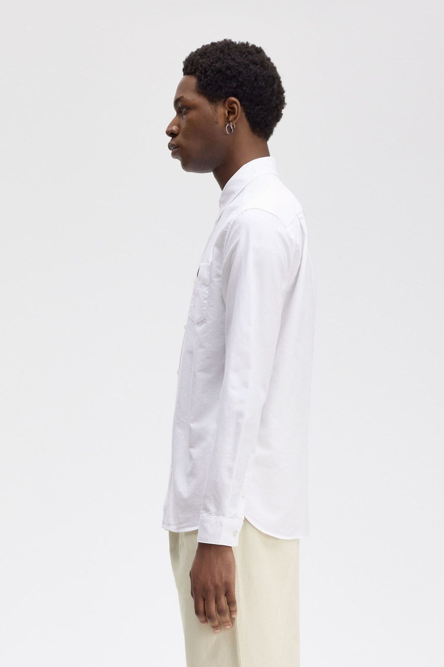 Fred Perry Oxford Shirt White