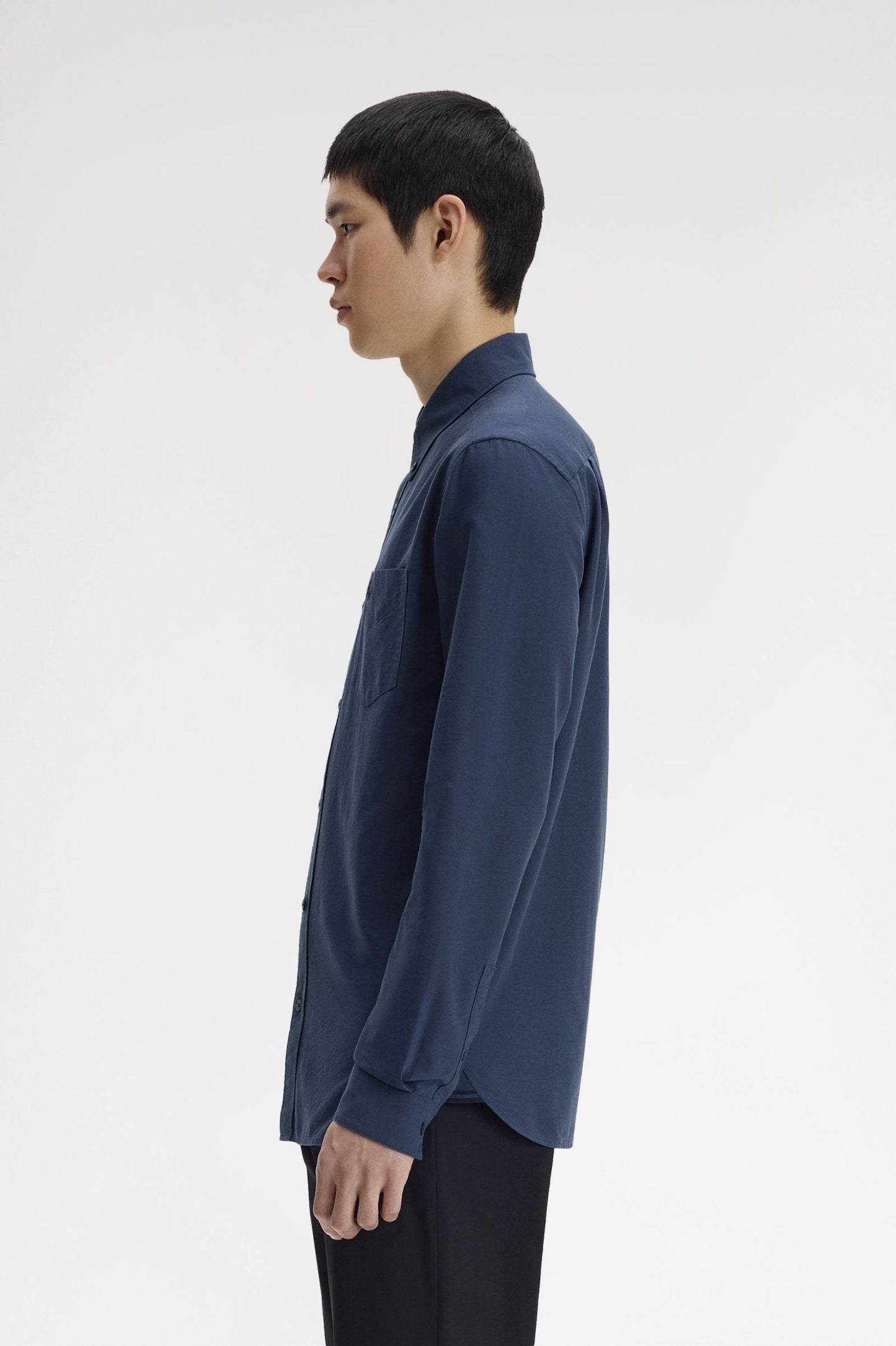 Fred Perry Oxford Shirt Dark Airforce