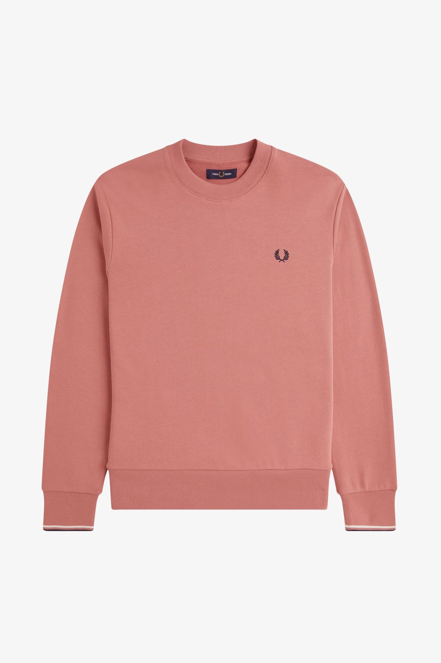 Fred Perry Crew Neck Sweatshirt Putty Pink