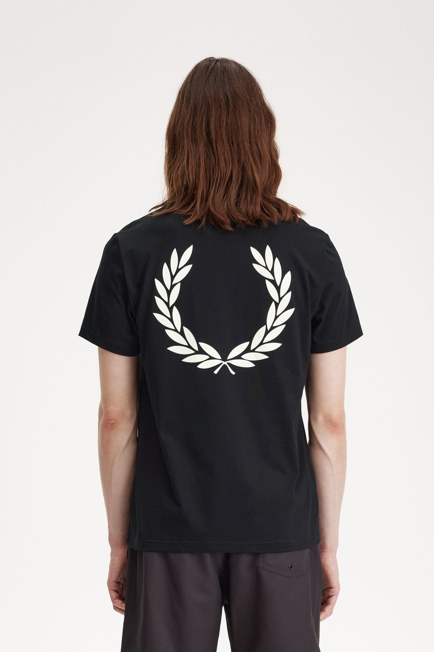 Fred Perry Laurel Wreath Graphic T-Shirt Black