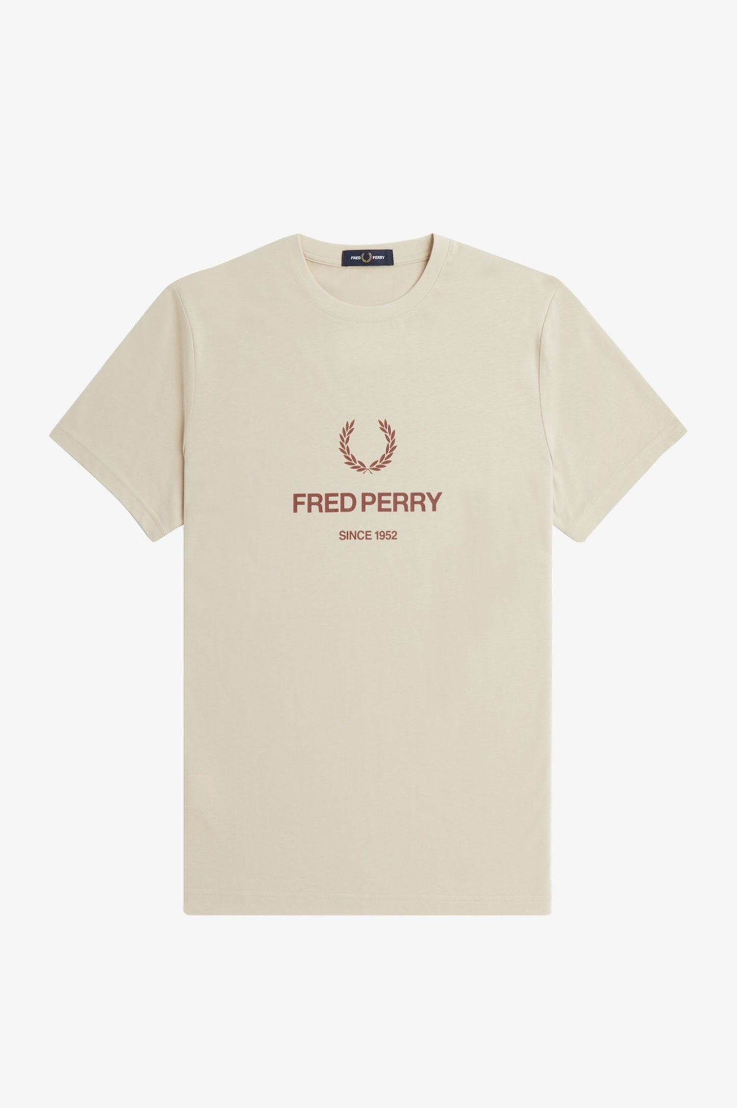Fred Perry Fred Perry Graphic T-Shirt Oatmeal