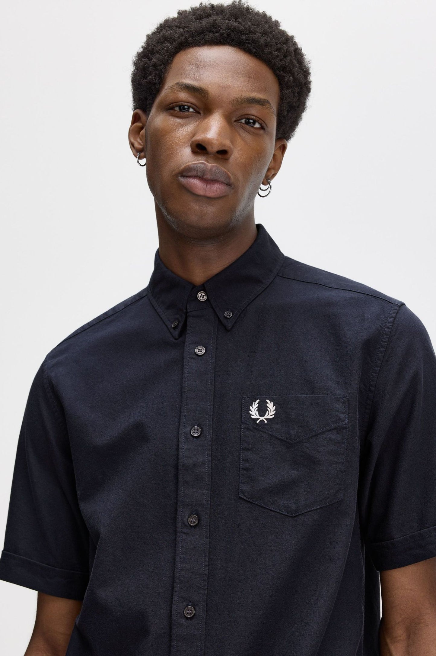 Fred Perry Oxford Shirt Navy
