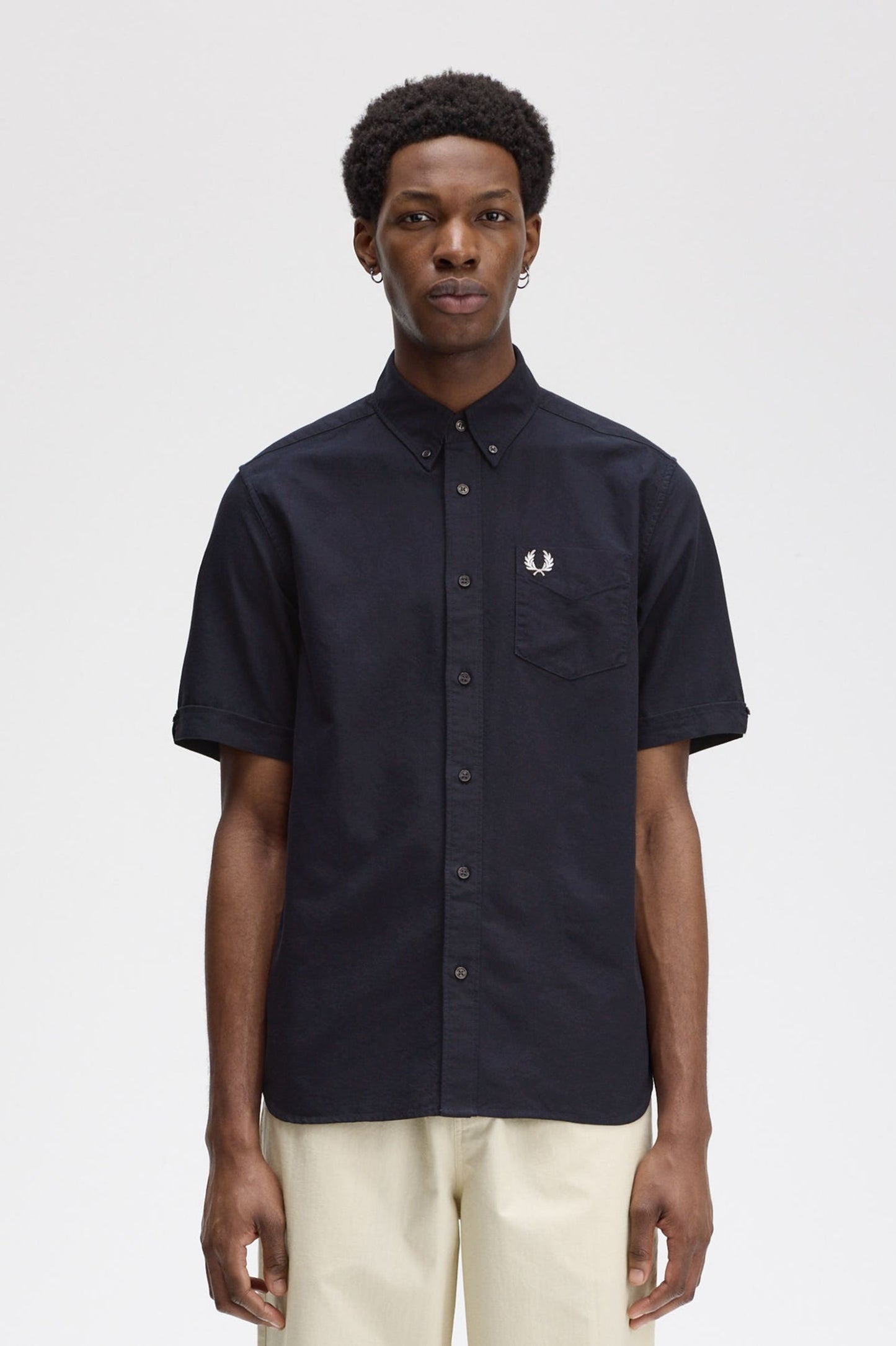 Fred Perry Oxford Shirt Navy