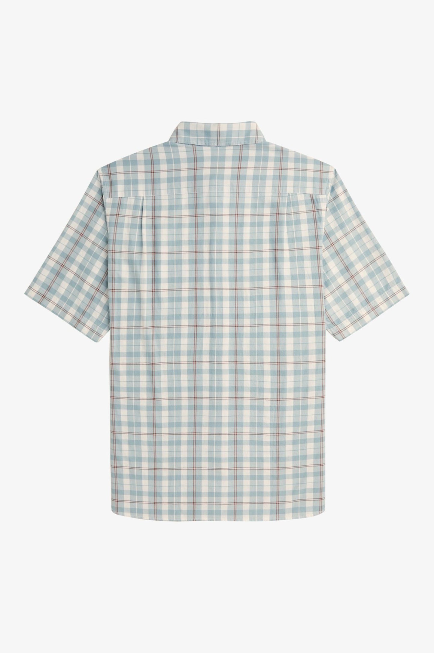 Fred Perry Twill Tartan Shirt Ecru