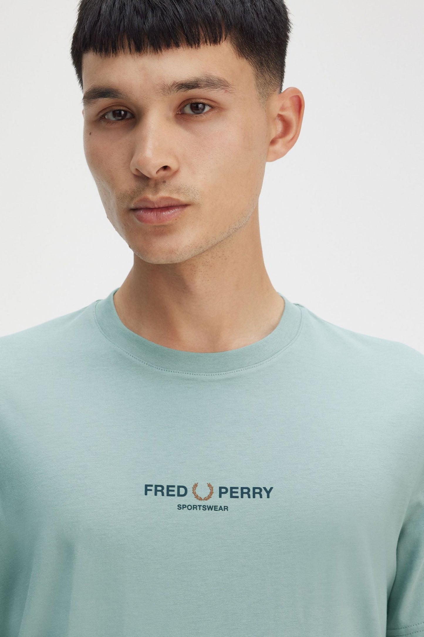 Fred Perry Sportswear T-shirt Silver Blue