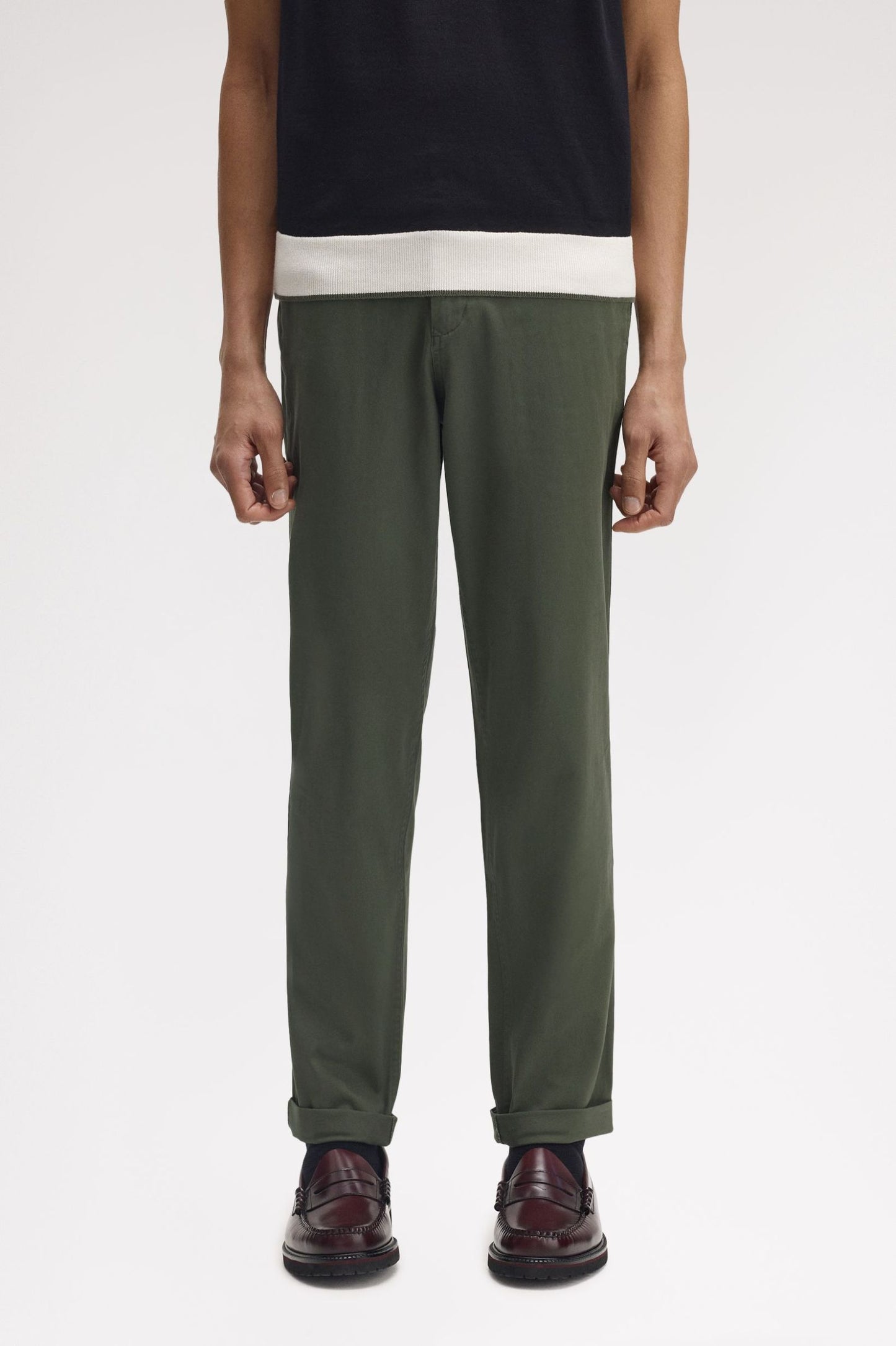 Fred Perry Slim Fit Trouser Laurel Wrath Green