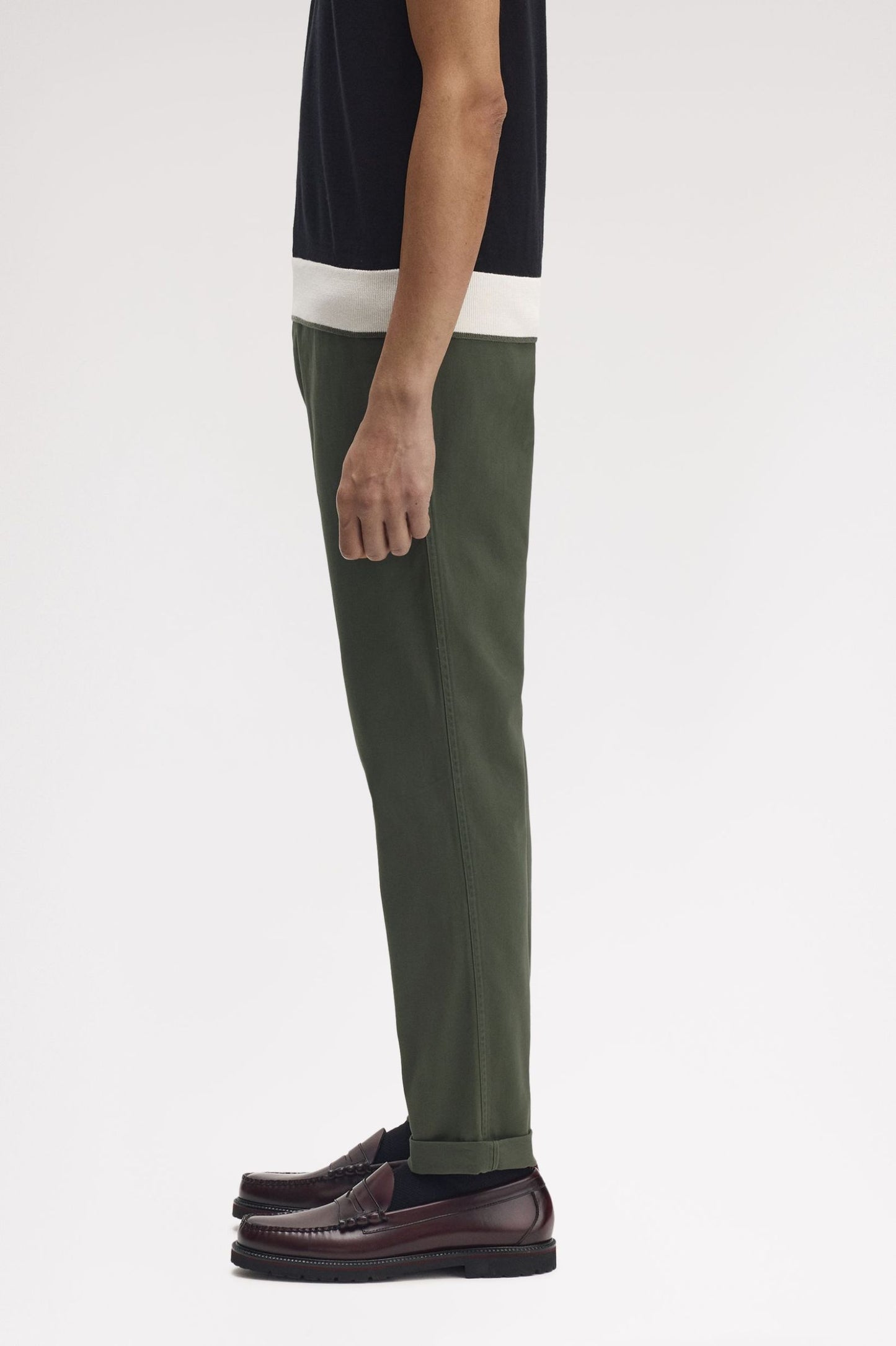 Fred Perry Slim Fit Trouser Laurel Wrath Green
