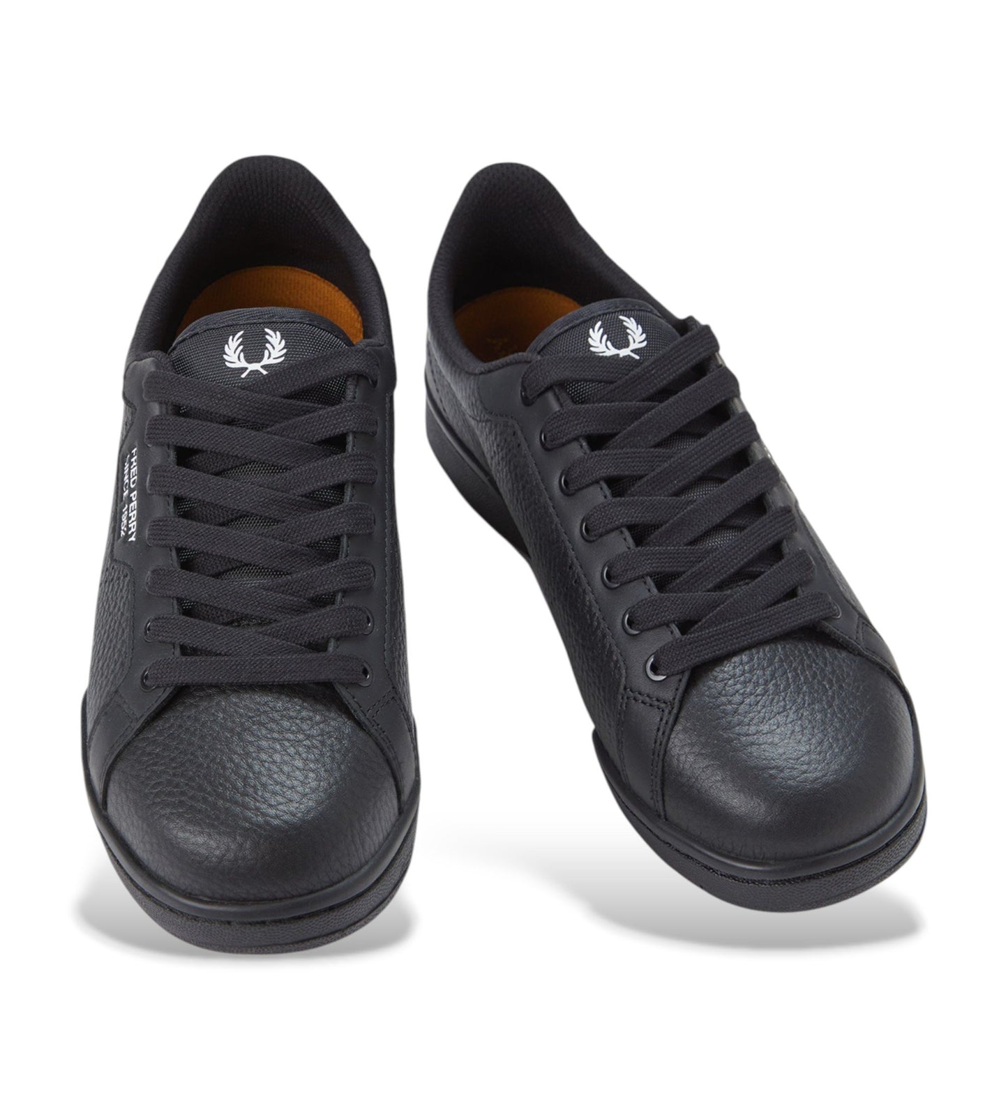 Fred Perry LEATHER SNEAKERS BLACK