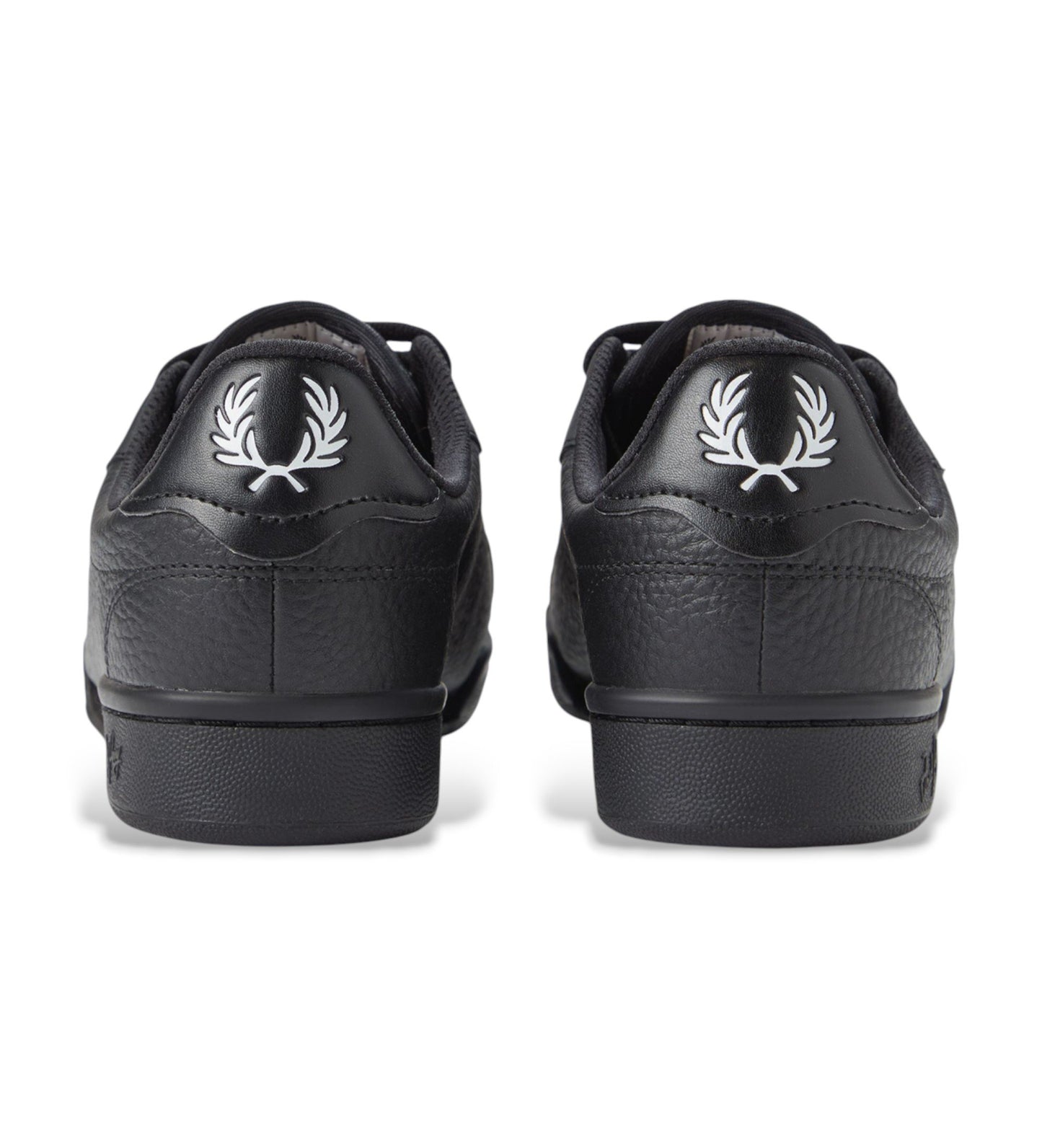 Fred Perry LEATHER SNEAKERS BLACK