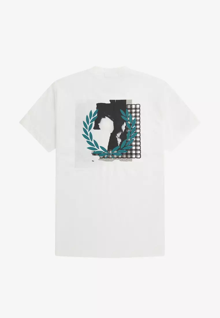 Fred Perry Rave Graphic T-Shirt White