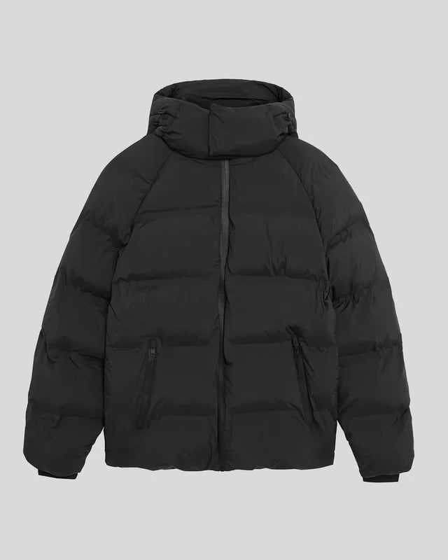 Lyle & Scott Pufferjack met capuchon Black