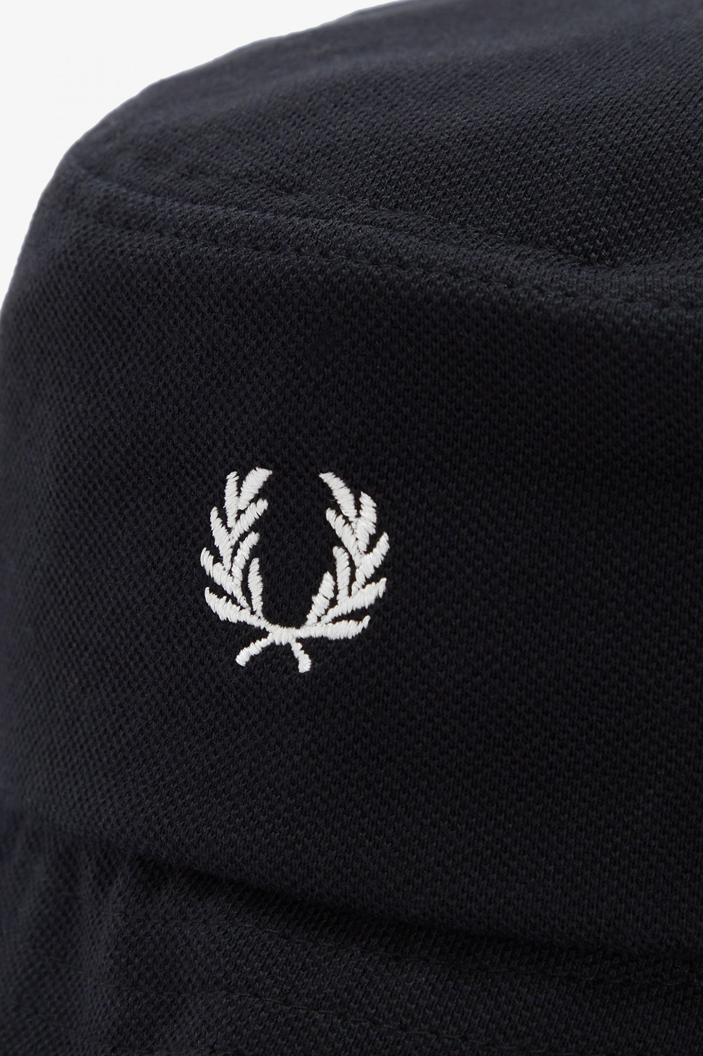 Fred Perry Pique Bucket Hat Black