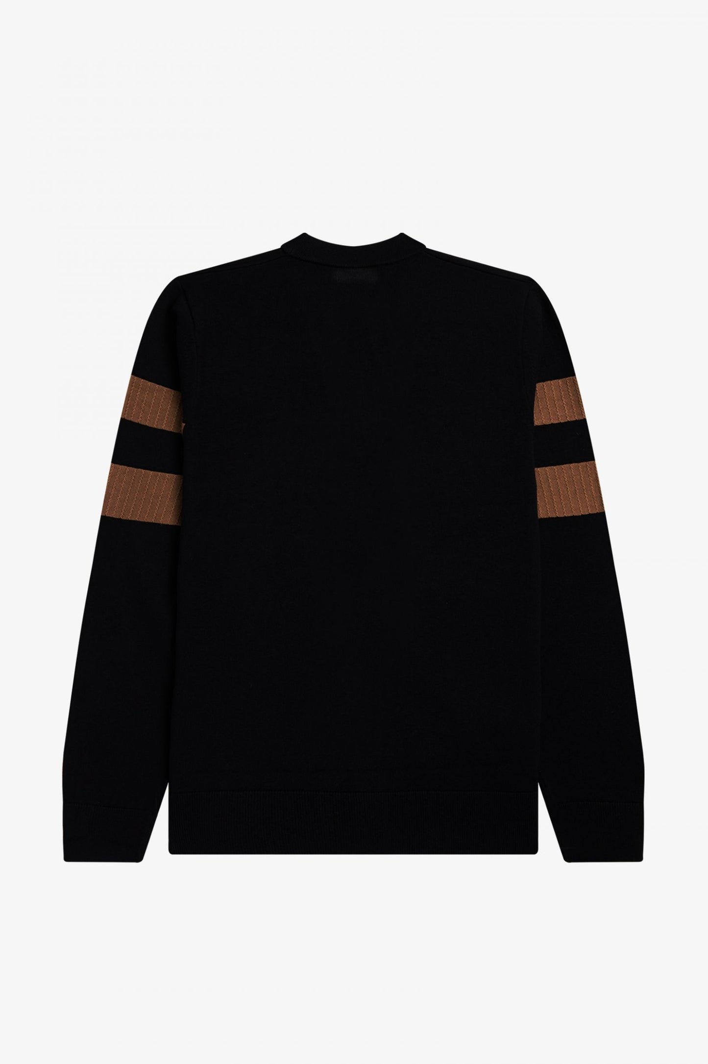 Fred Perry Tipped Sleeve Cardigan Black