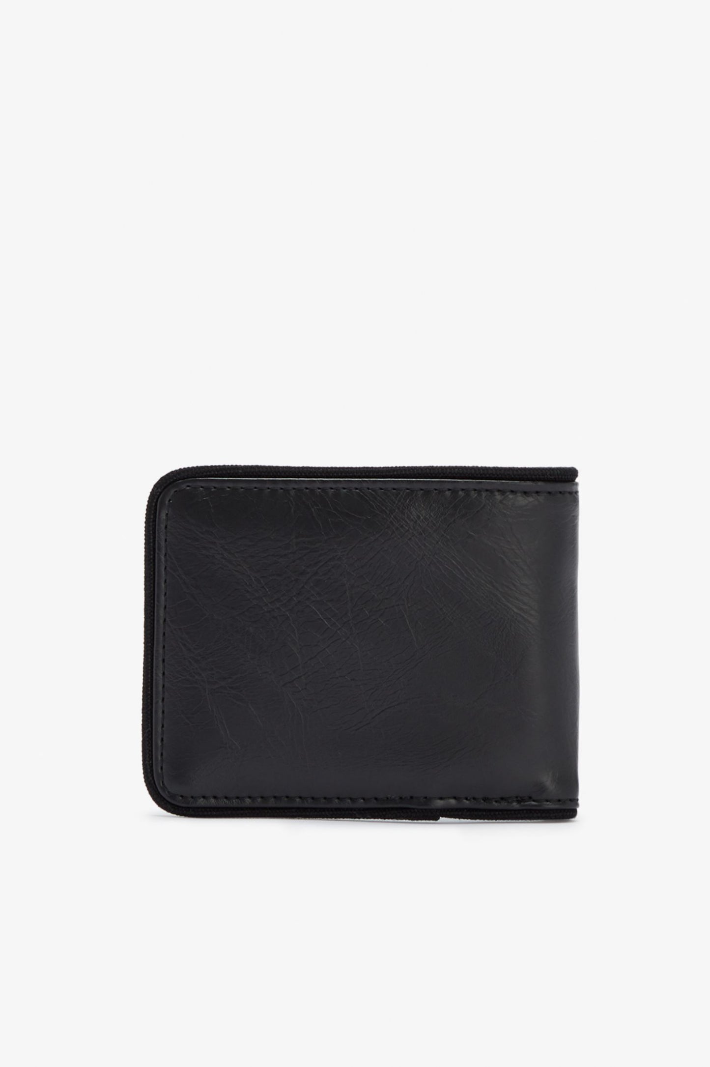 Fred Perry Arch Branded Billfold Wallet Black